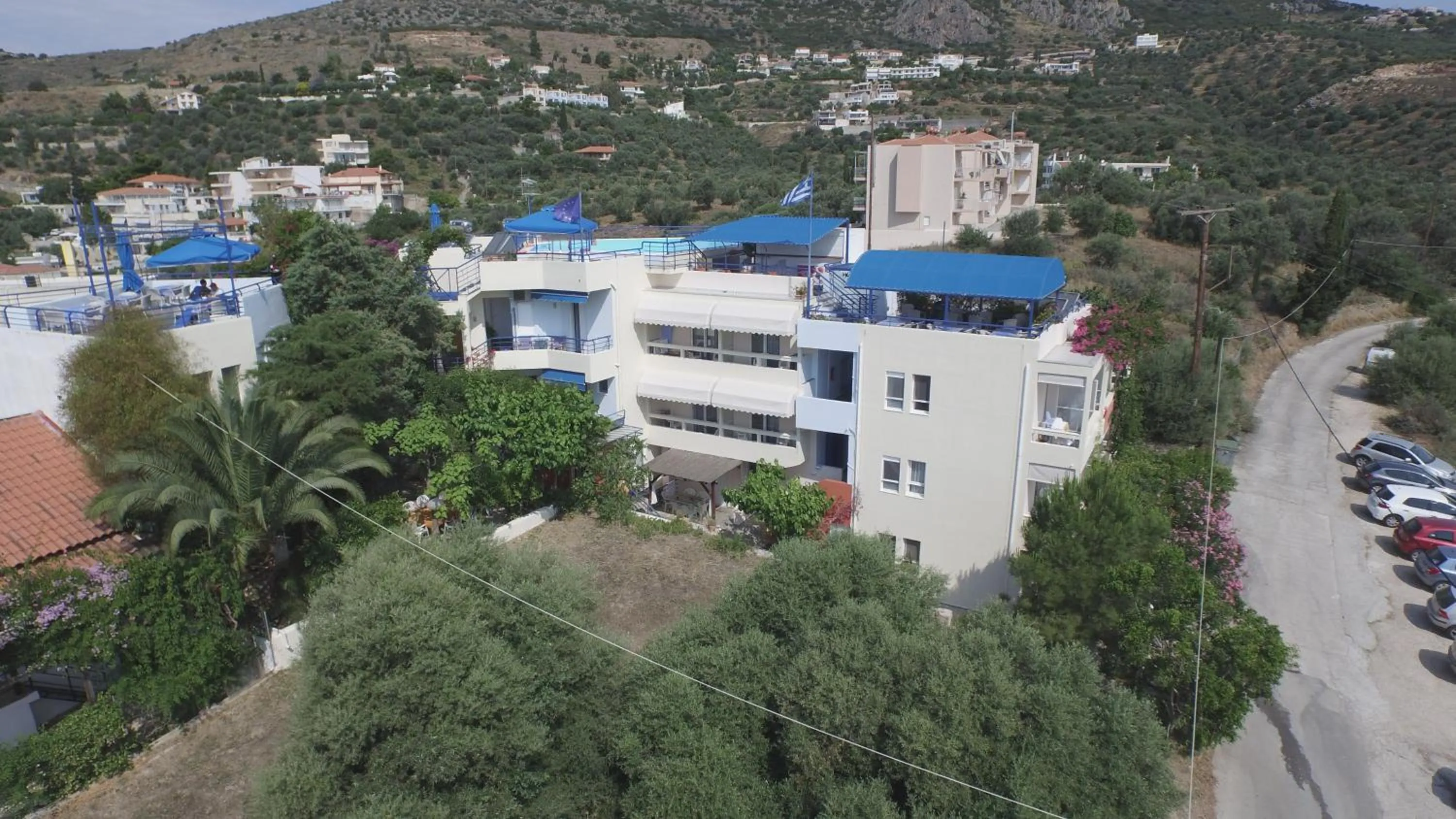 Patio in Heliotopos Apartments