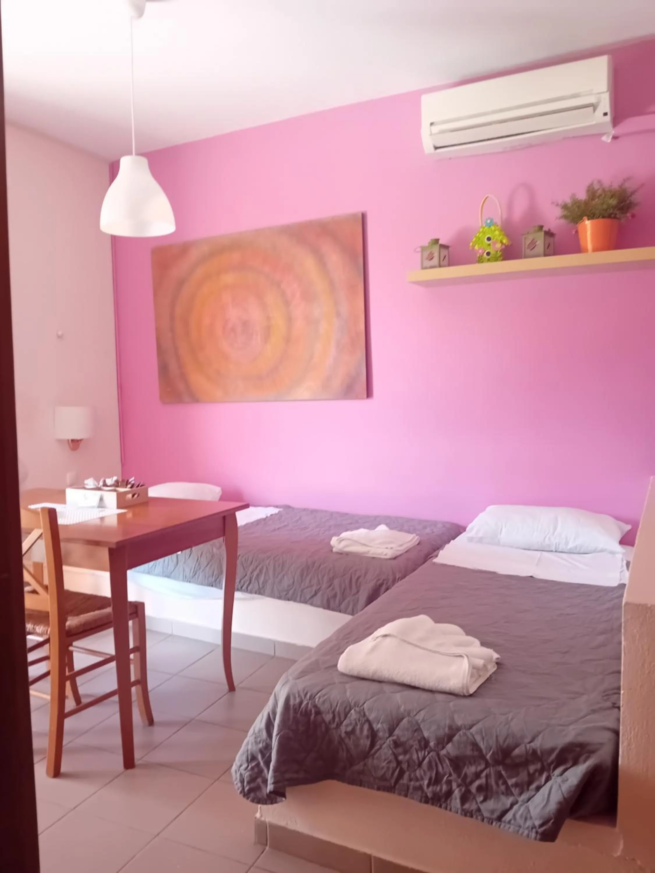 Living room, Bed in Heliotopos Apartments