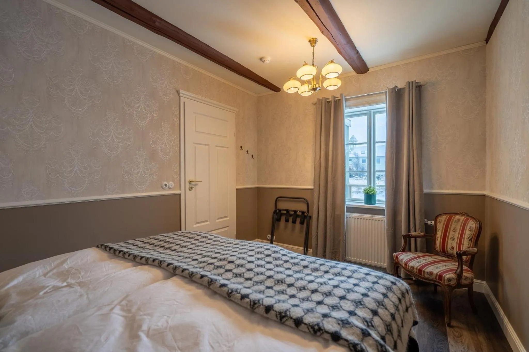 Bedroom, Bed in Hótel Blönduós