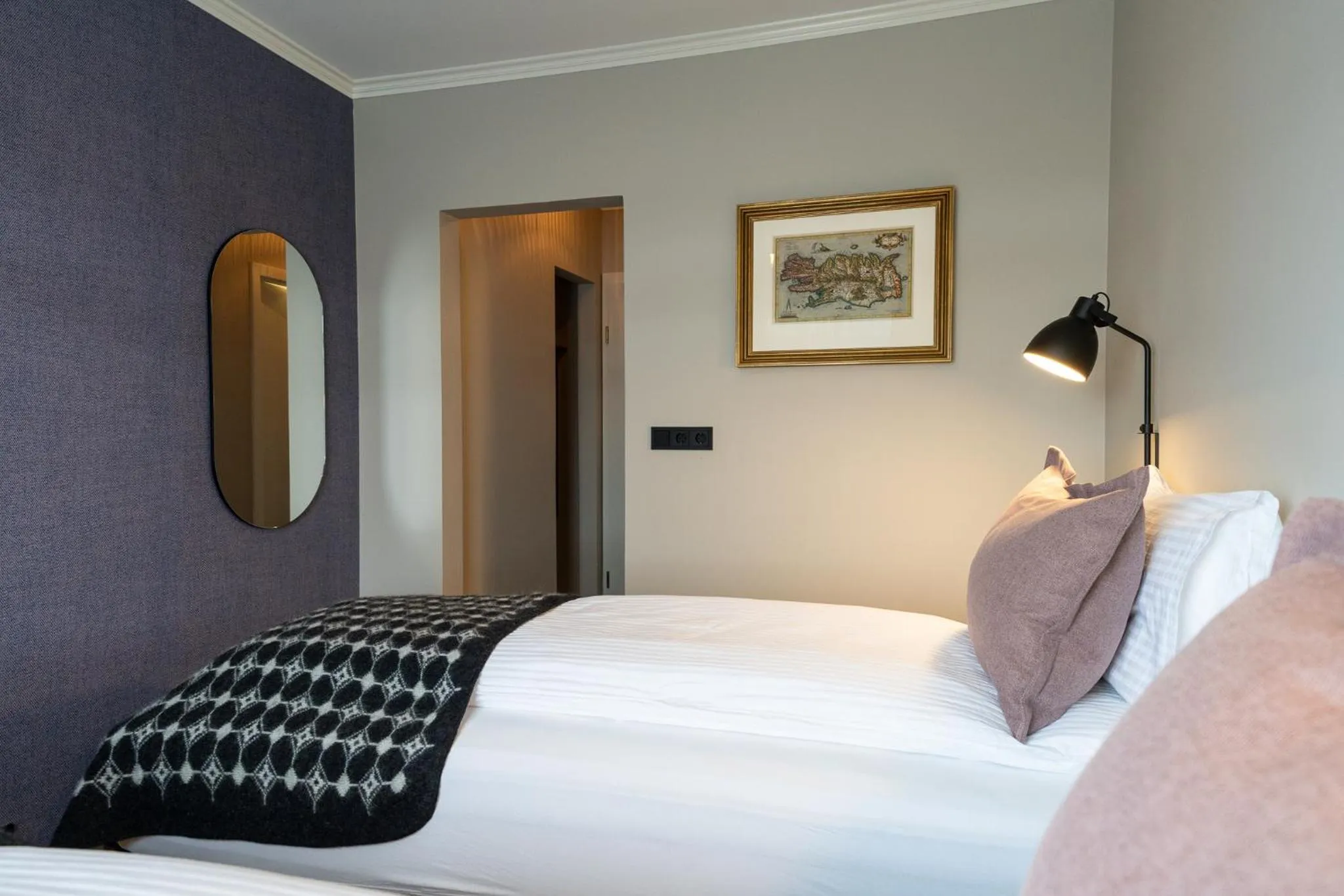 Bed in Hótel Blönduós