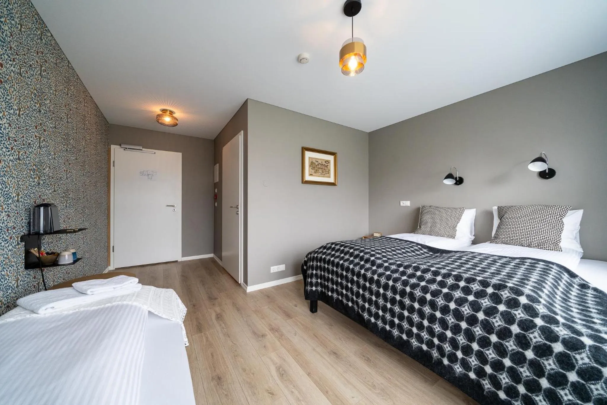 Bed in Hótel Blönduós