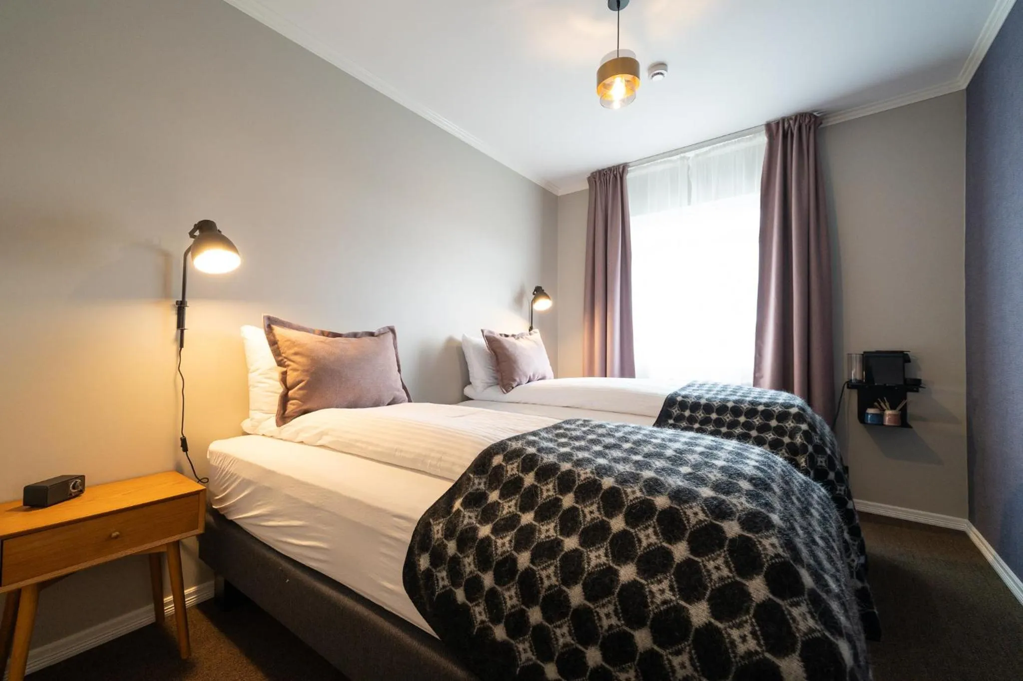 Bed in Hótel Blönduós