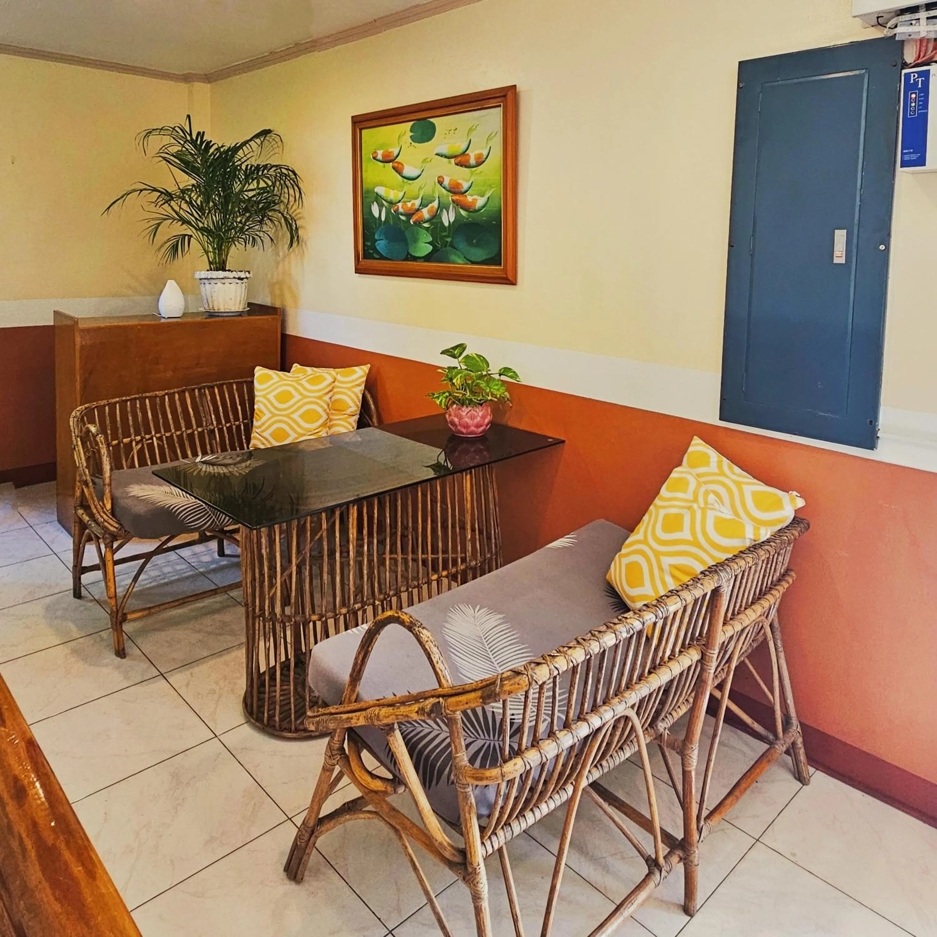 Lobby or reception in Balayong Pension