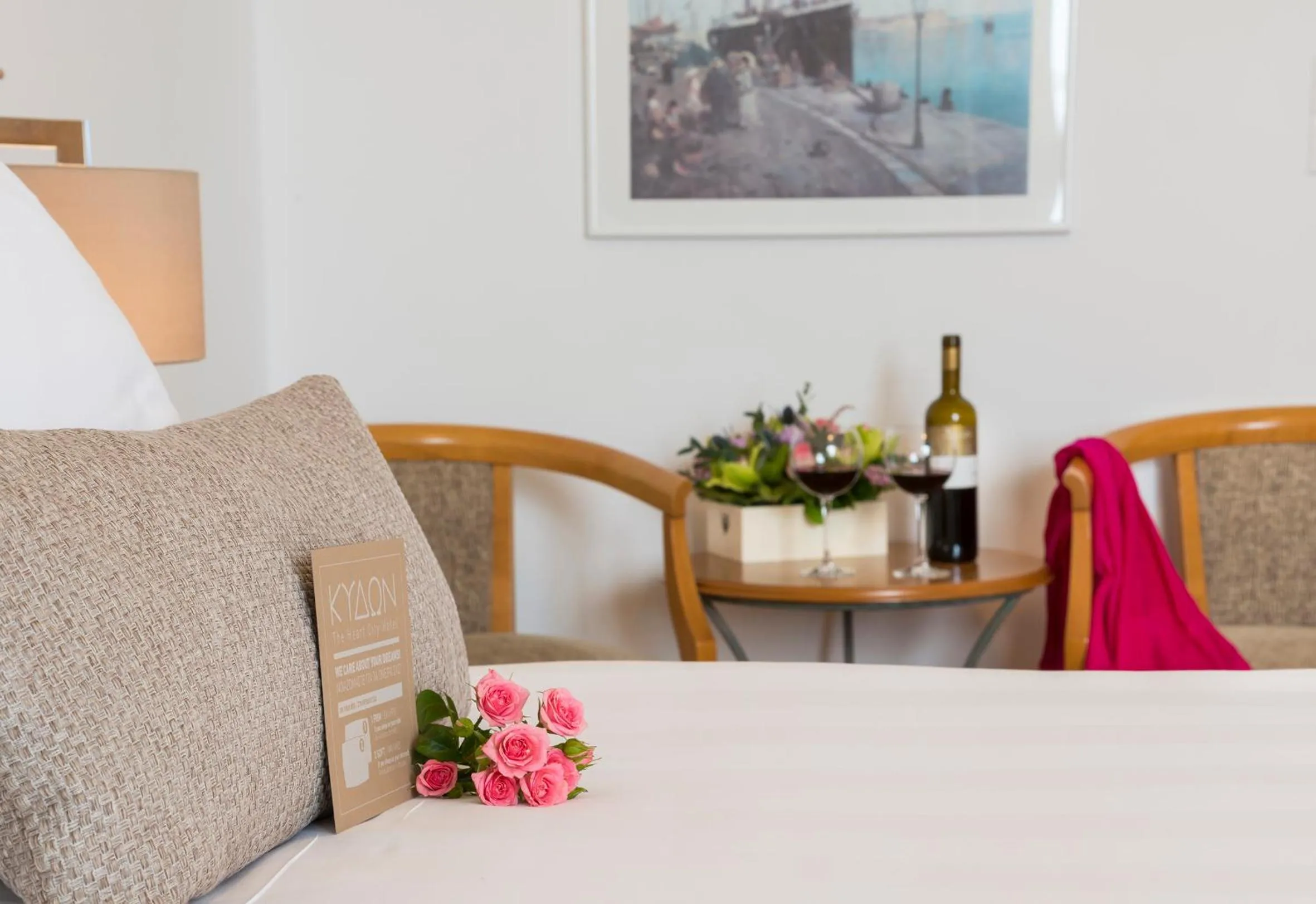 Bedroom in Kydon The Heart City Hotel