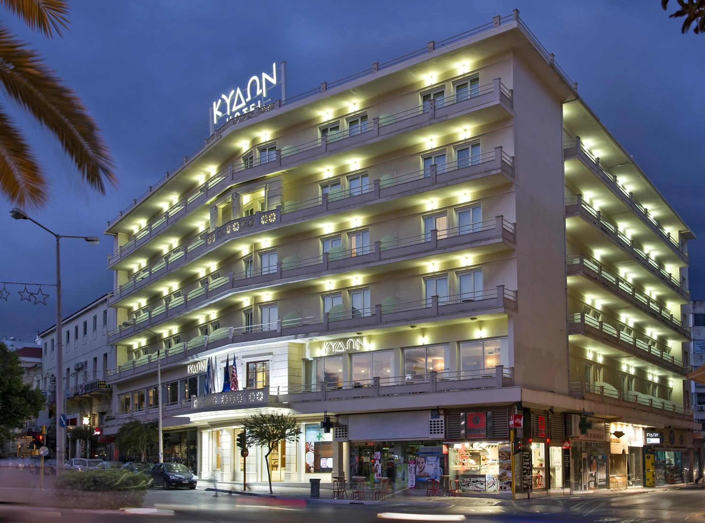 Property building in Kydon The Heart City Hotel