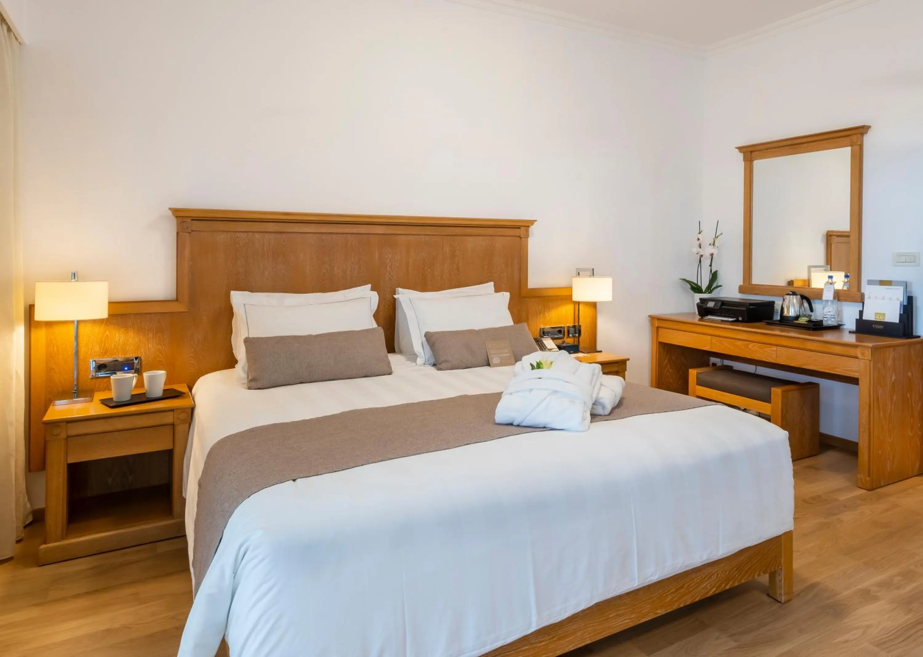 Bed in Kydon The Heart City Hotel