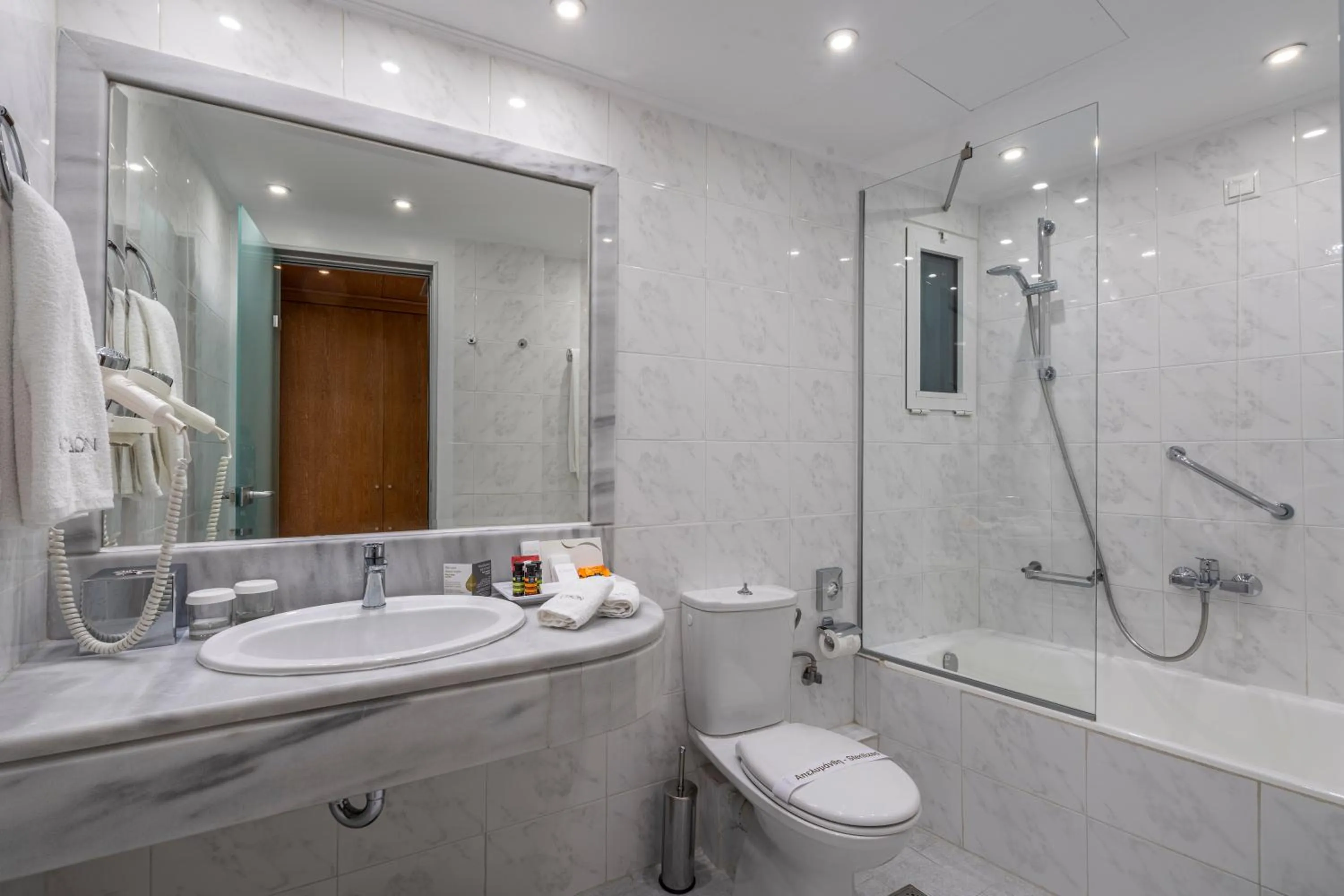 Bathroom in Kydon The Heart City Hotel