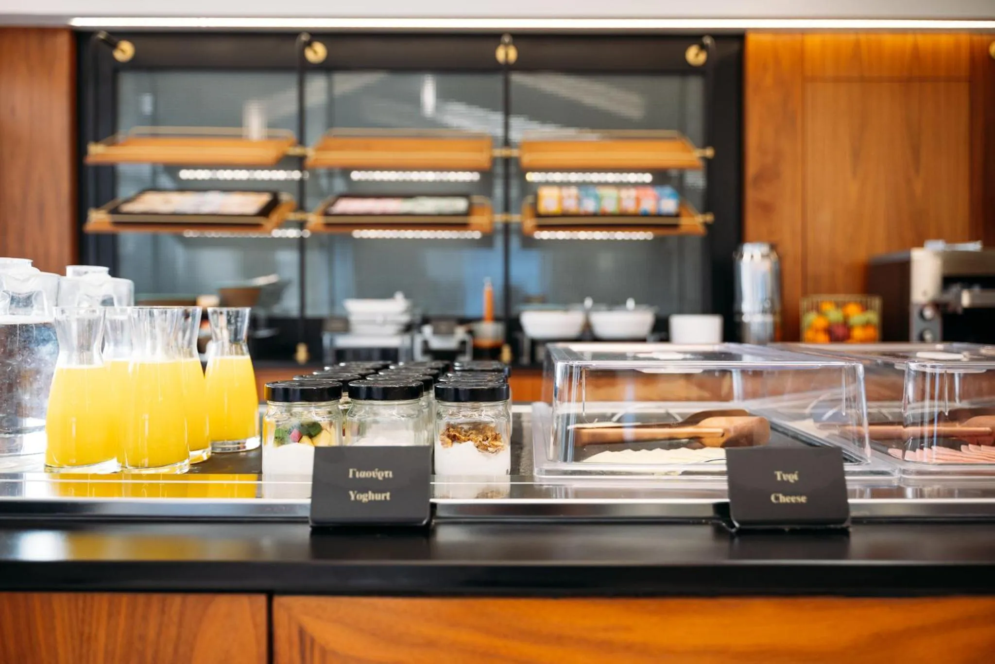 Buffet breakfast in Kastro Hotel