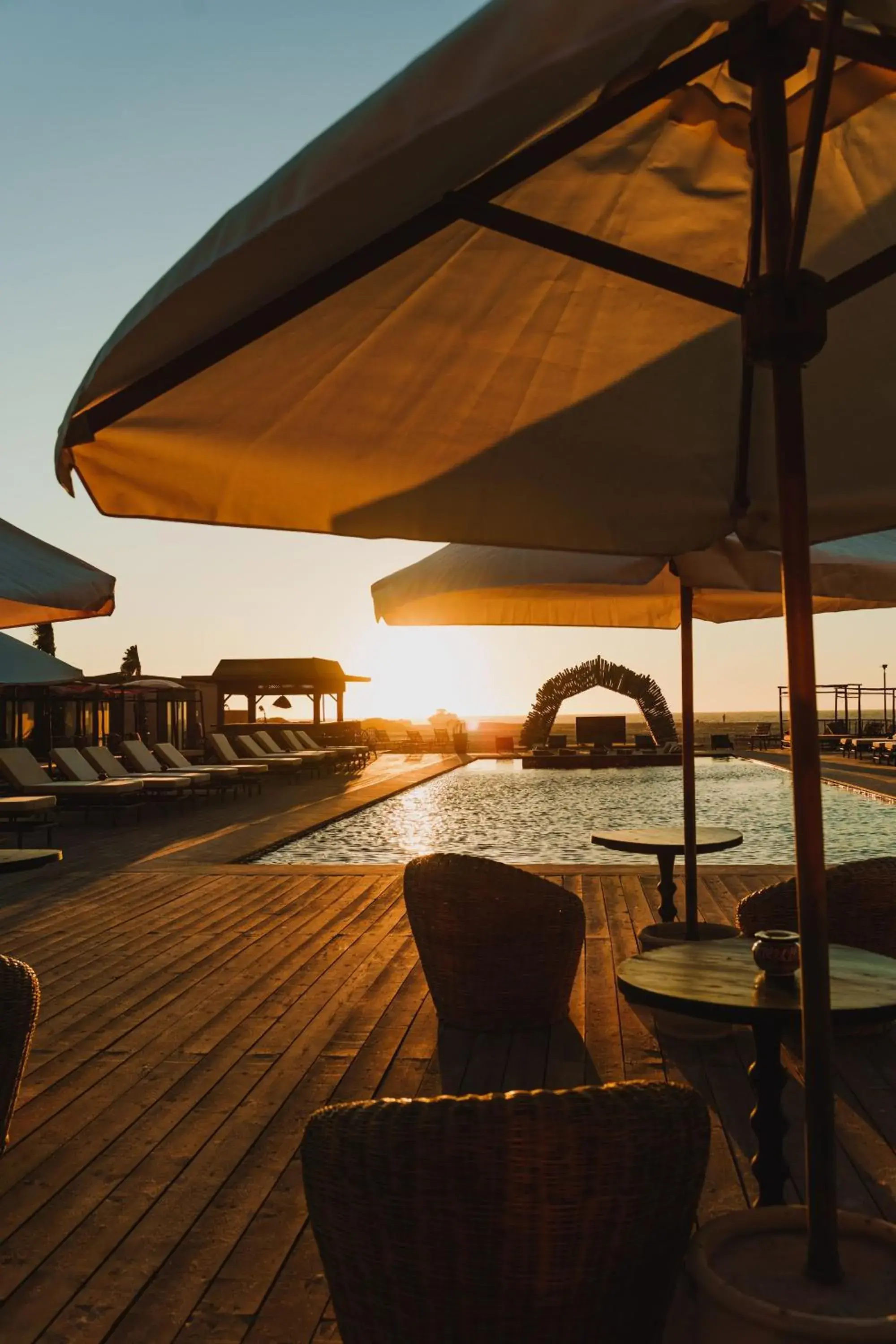 Pool view in MIA Dakhla Resort Pool view in MIA Dakhla Resort