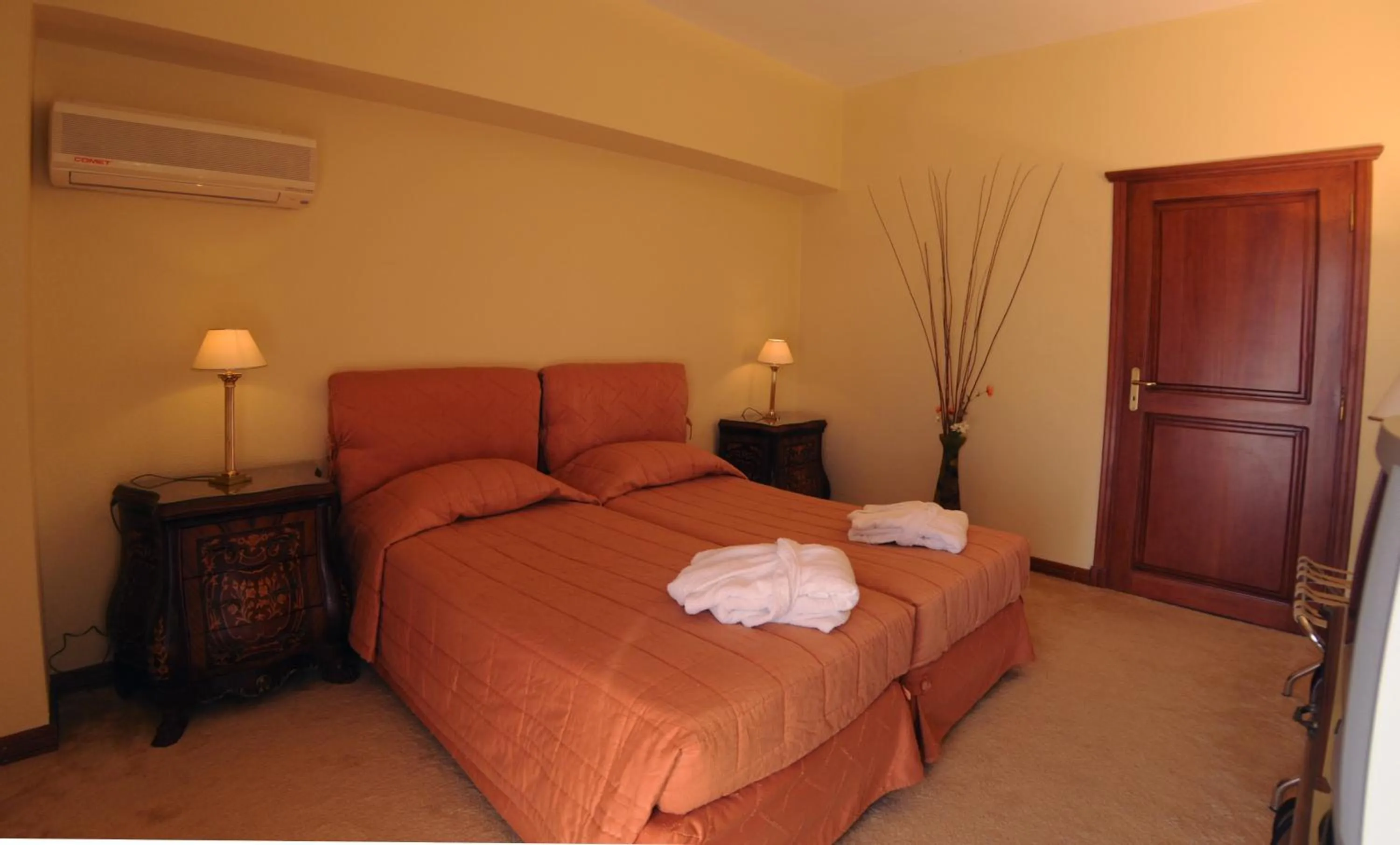 Bed in Palmariva Beach Hotel