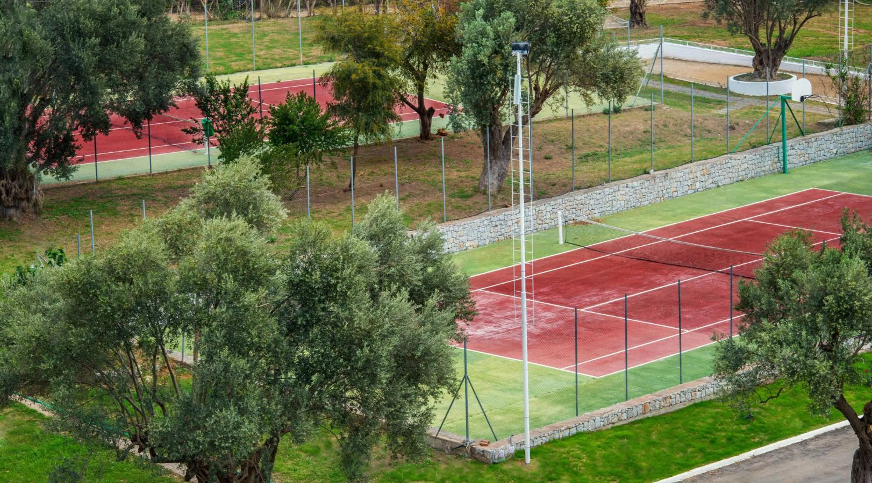 Tennis court in Palmariva Beach Hotel