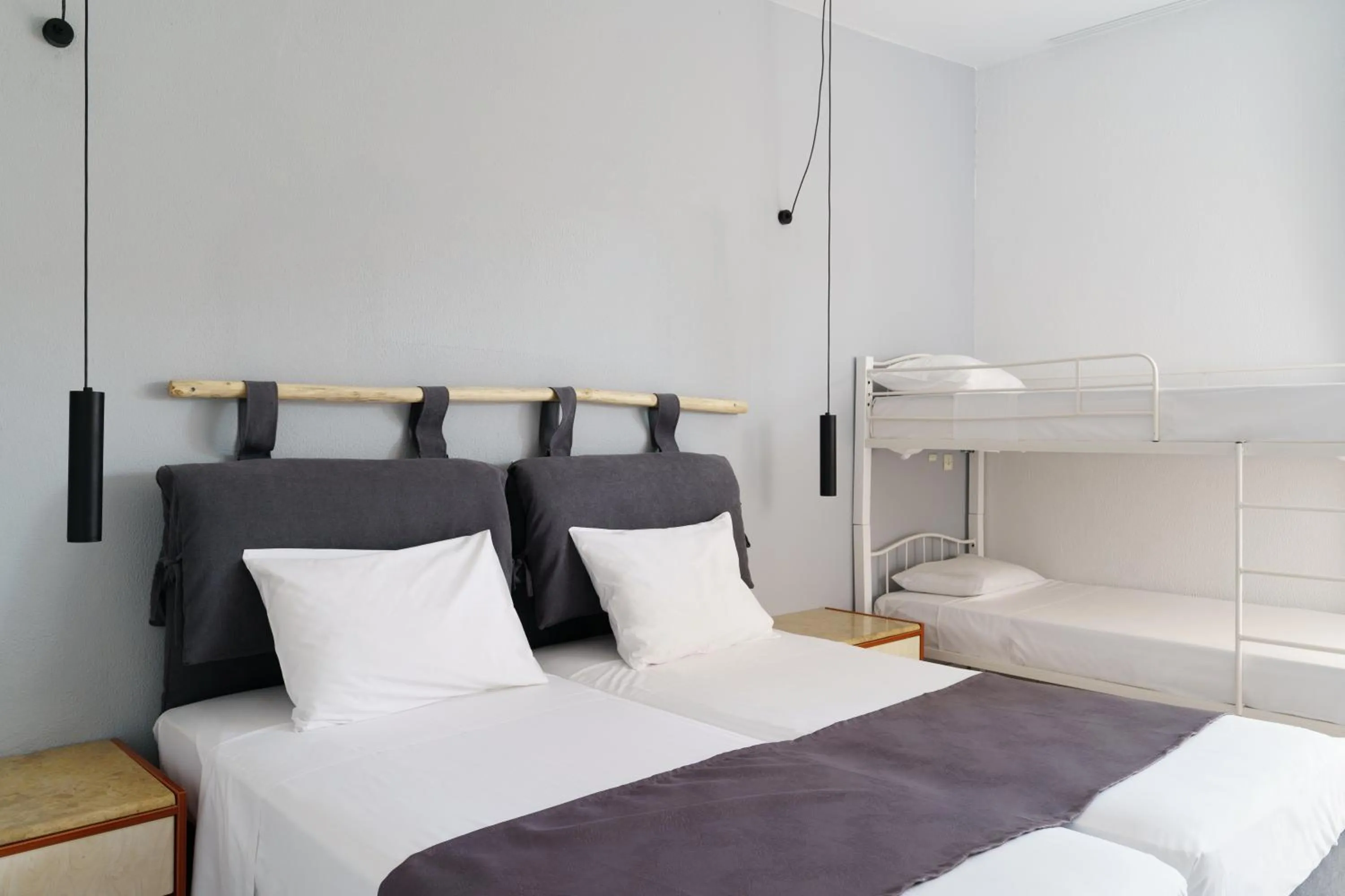 Bed in Palmariva Beach Hotel