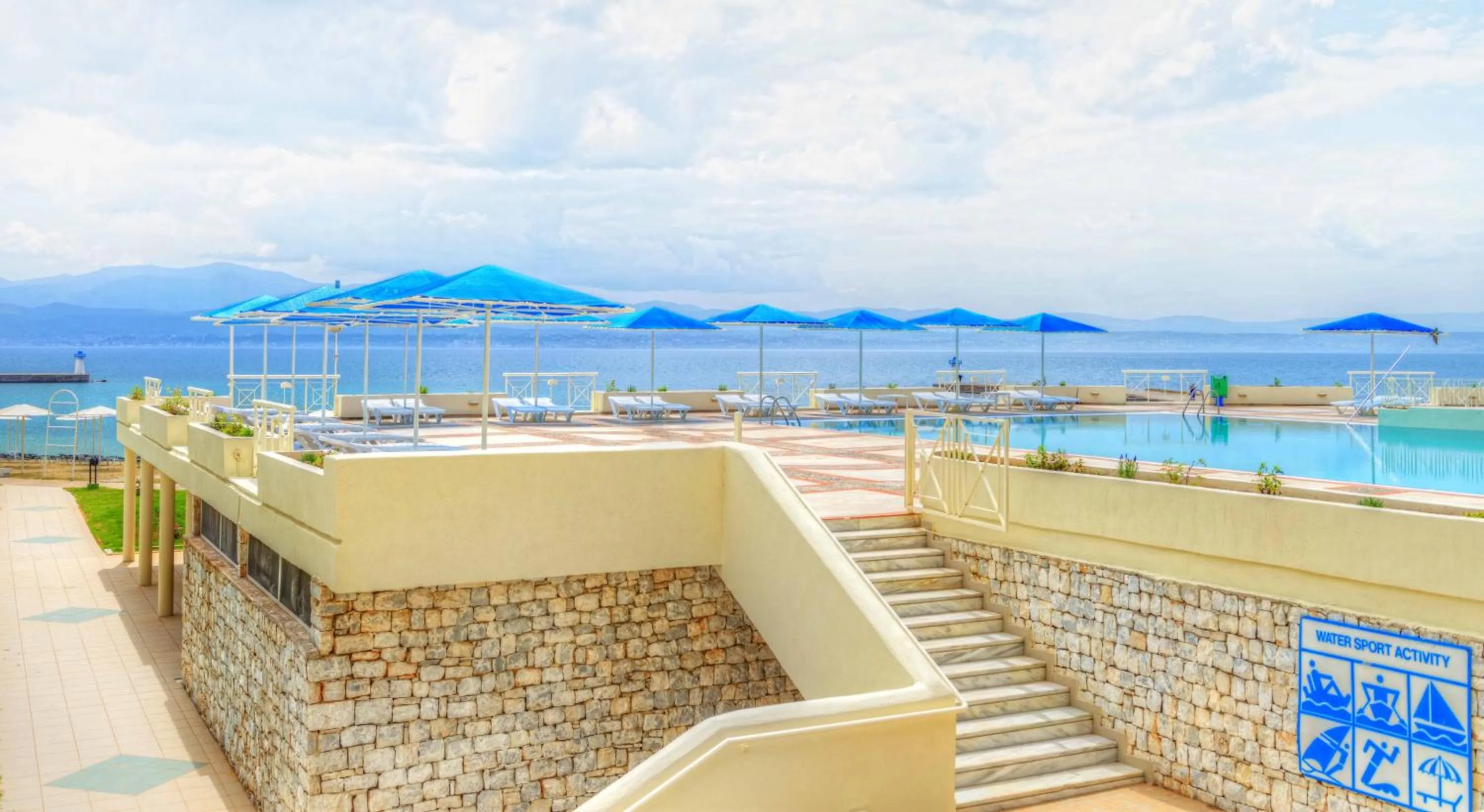 Balcony/Terrace in Palmariva Beach Hotel