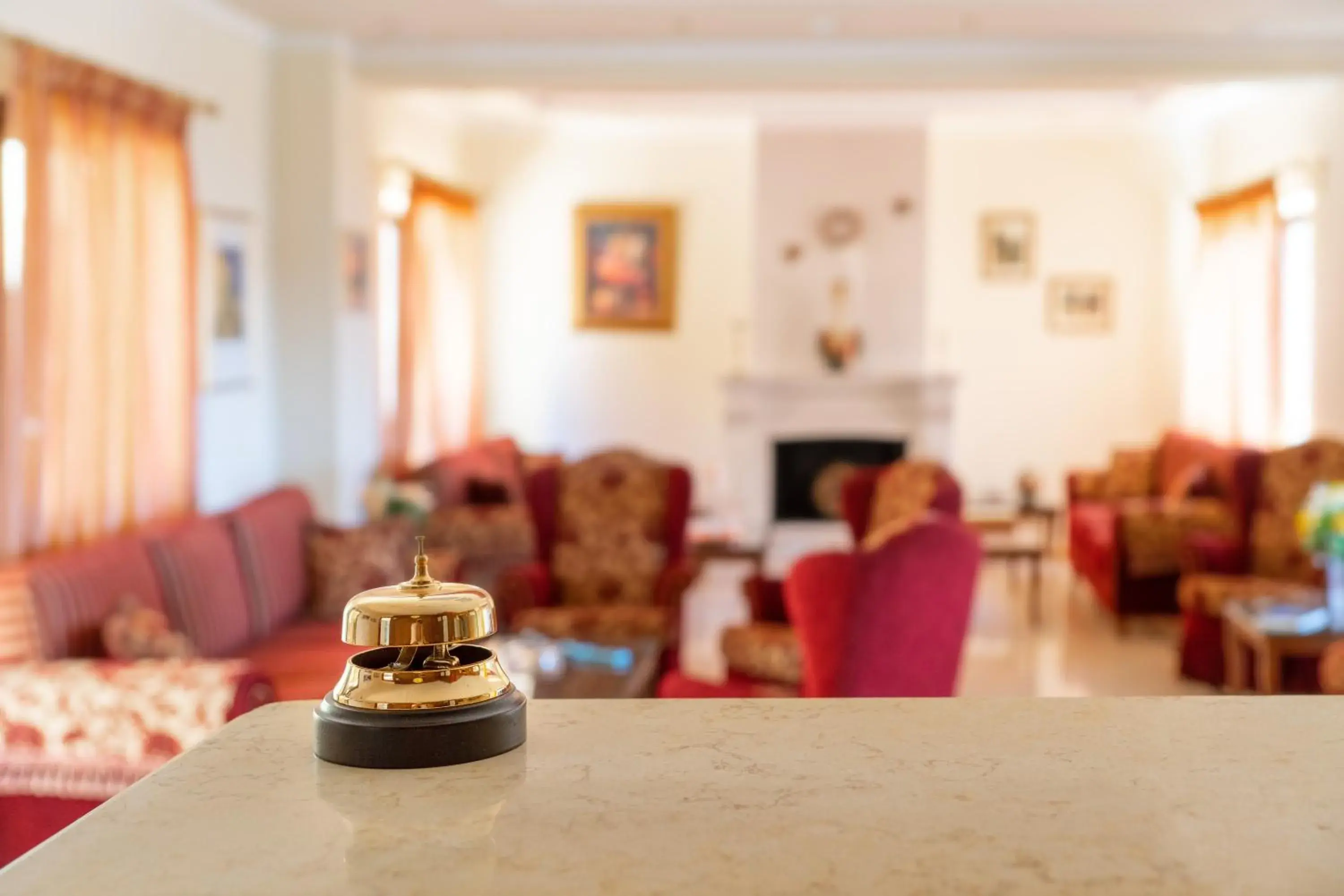 Lobby or reception in Corfu Secret Lobby or reception in Corfu Secret