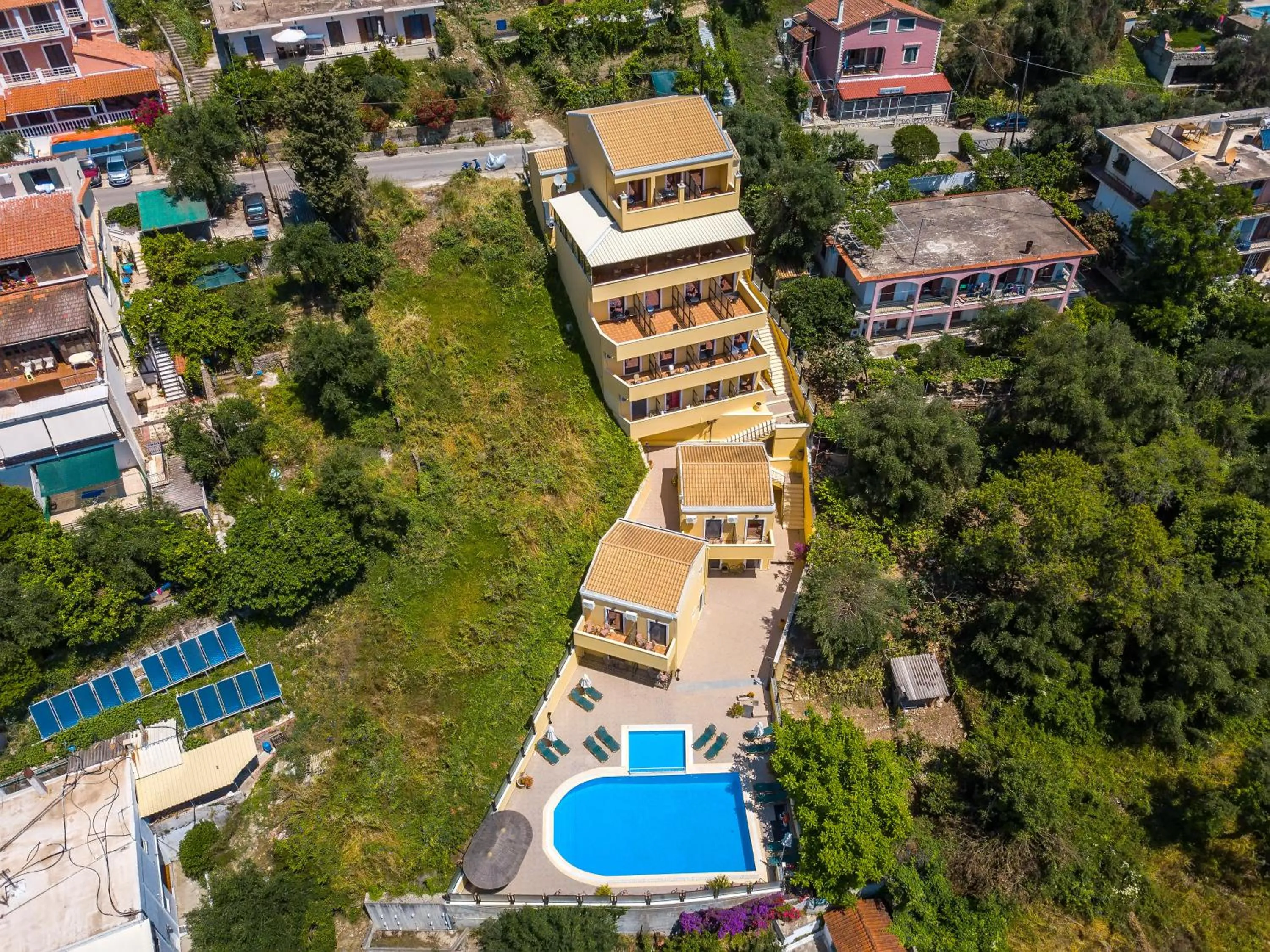 Bird's eye view in Corfu Secret