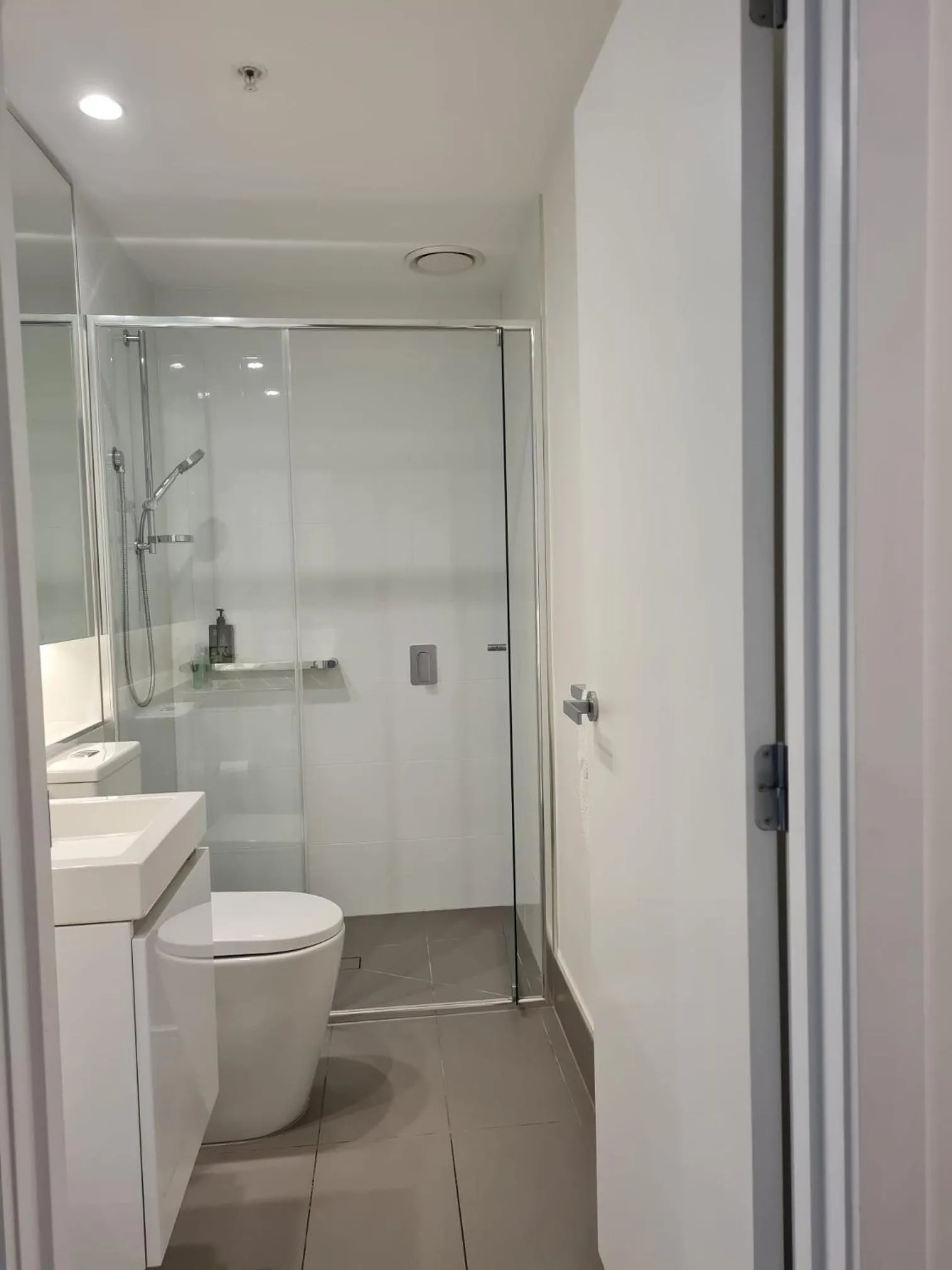 Shower in Two Bedroom Apartment in North Melbourne