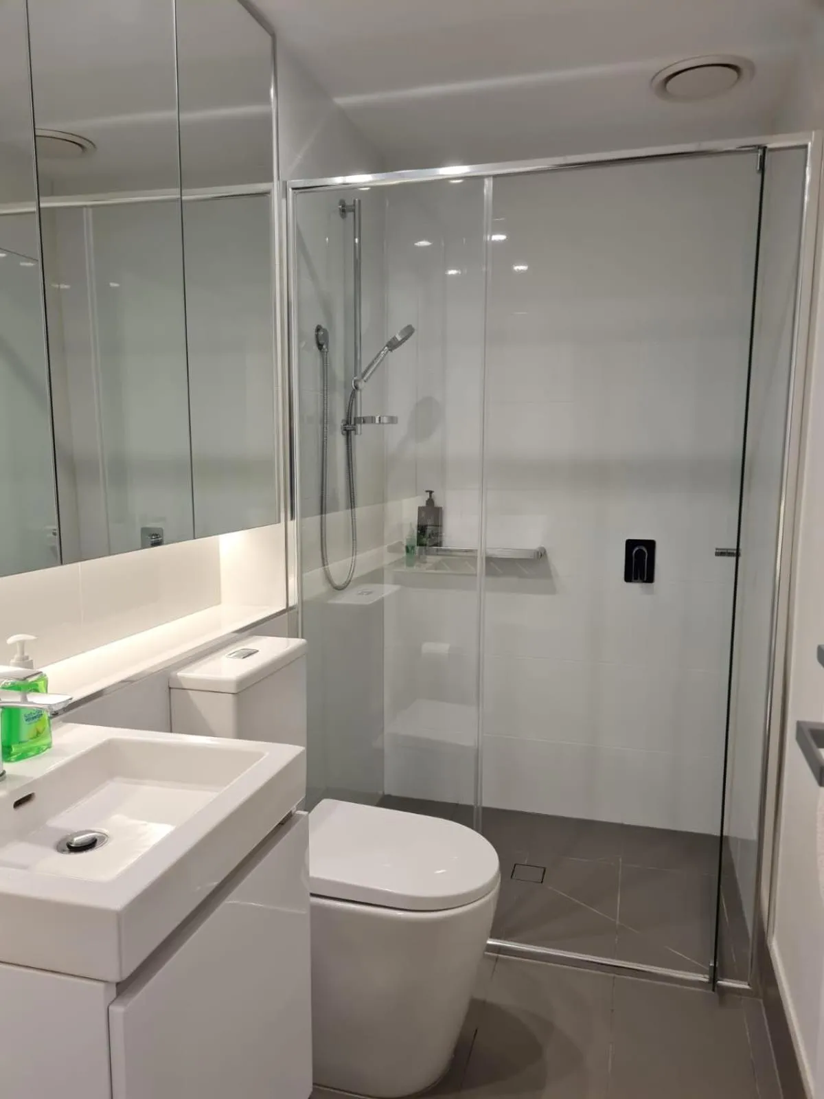 Shower in Two Bedroom Apartment in North Melbourne