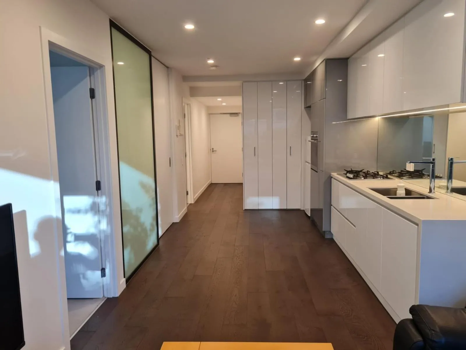 Kitchen or kitchenette in Two Bedroom Apartment in North Melbourne