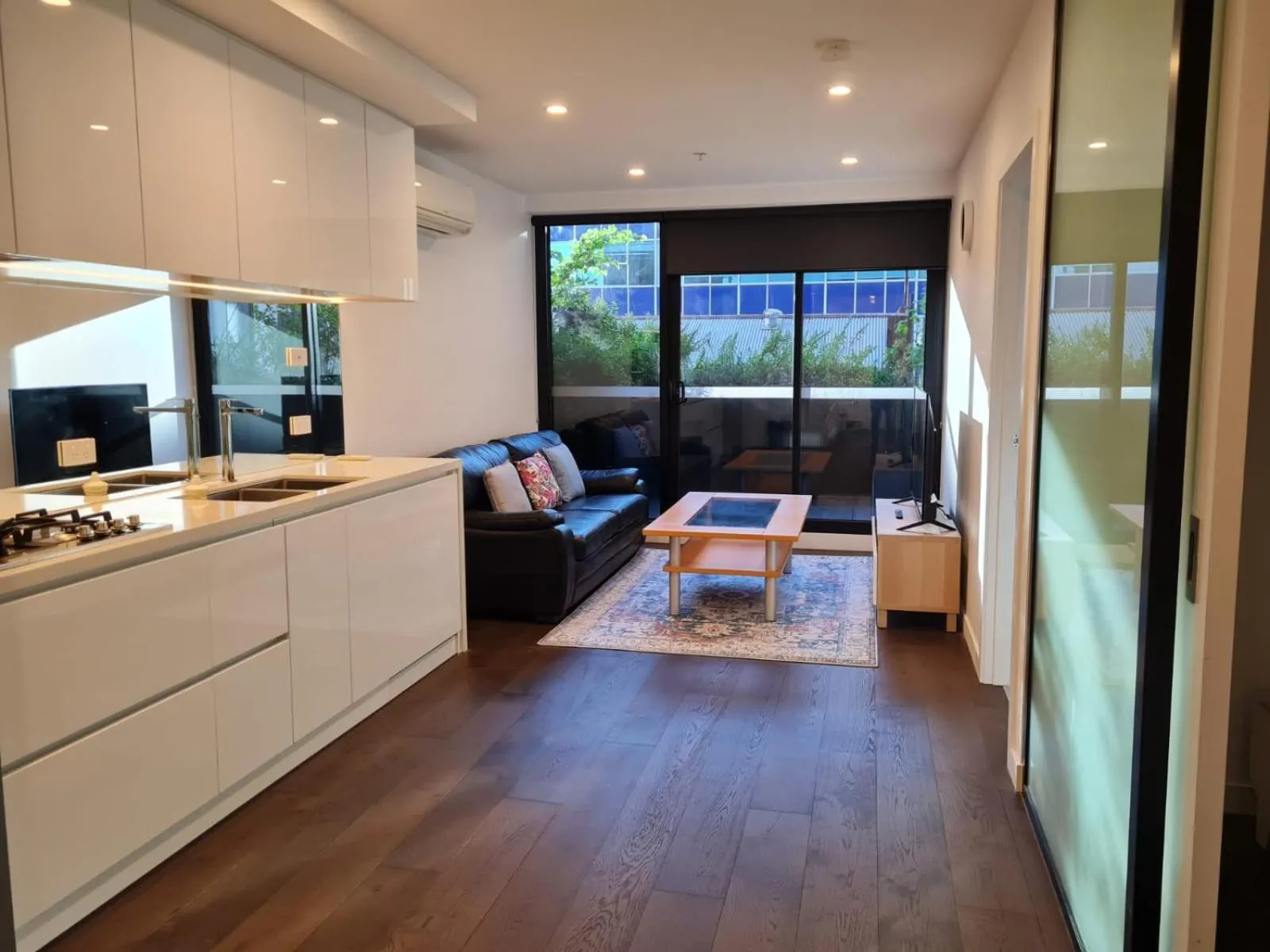 Kitchen or kitchenette in Two Bedroom Apartment in North Melbourne