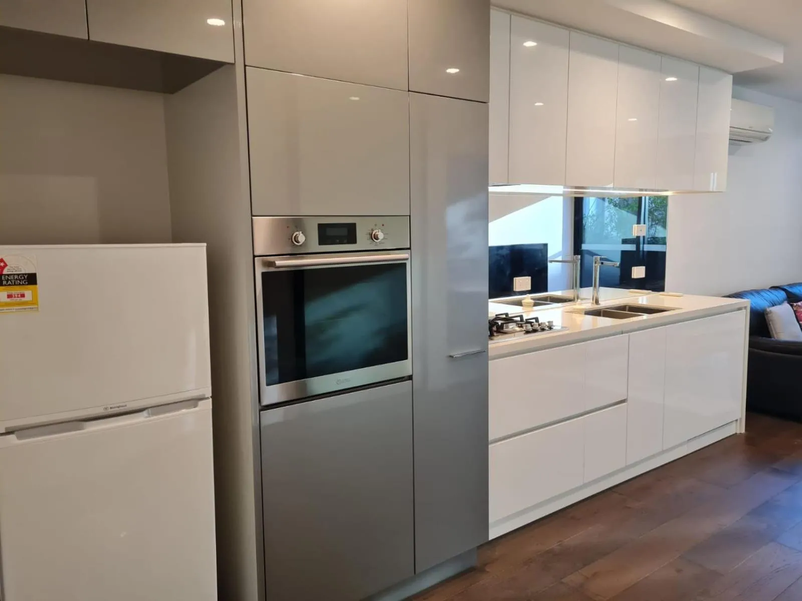 Kitchen or kitchenette in Two Bedroom Apartment in North Melbourne