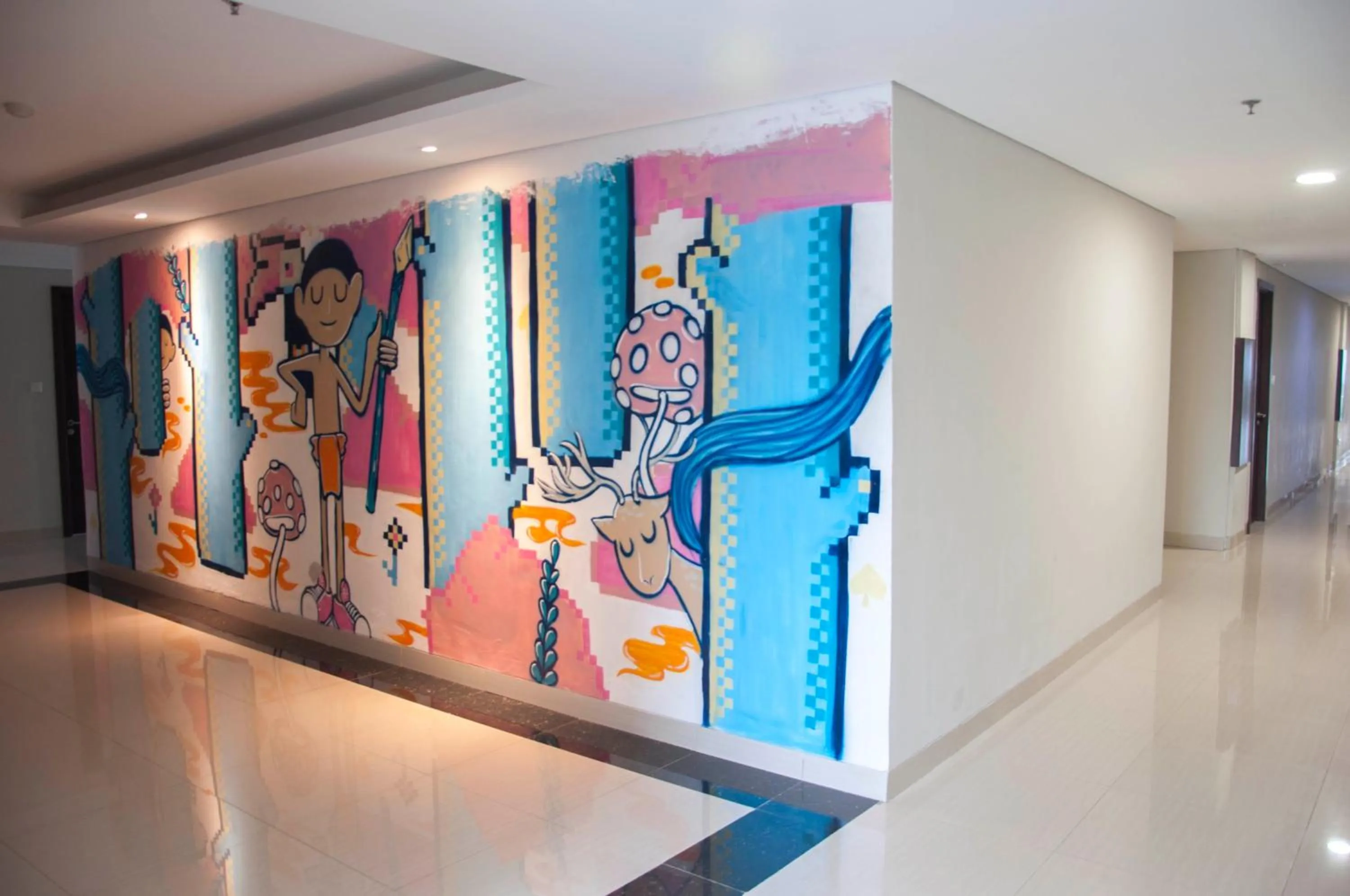 Decorative detail in Skyland City Hotel Jatinangor