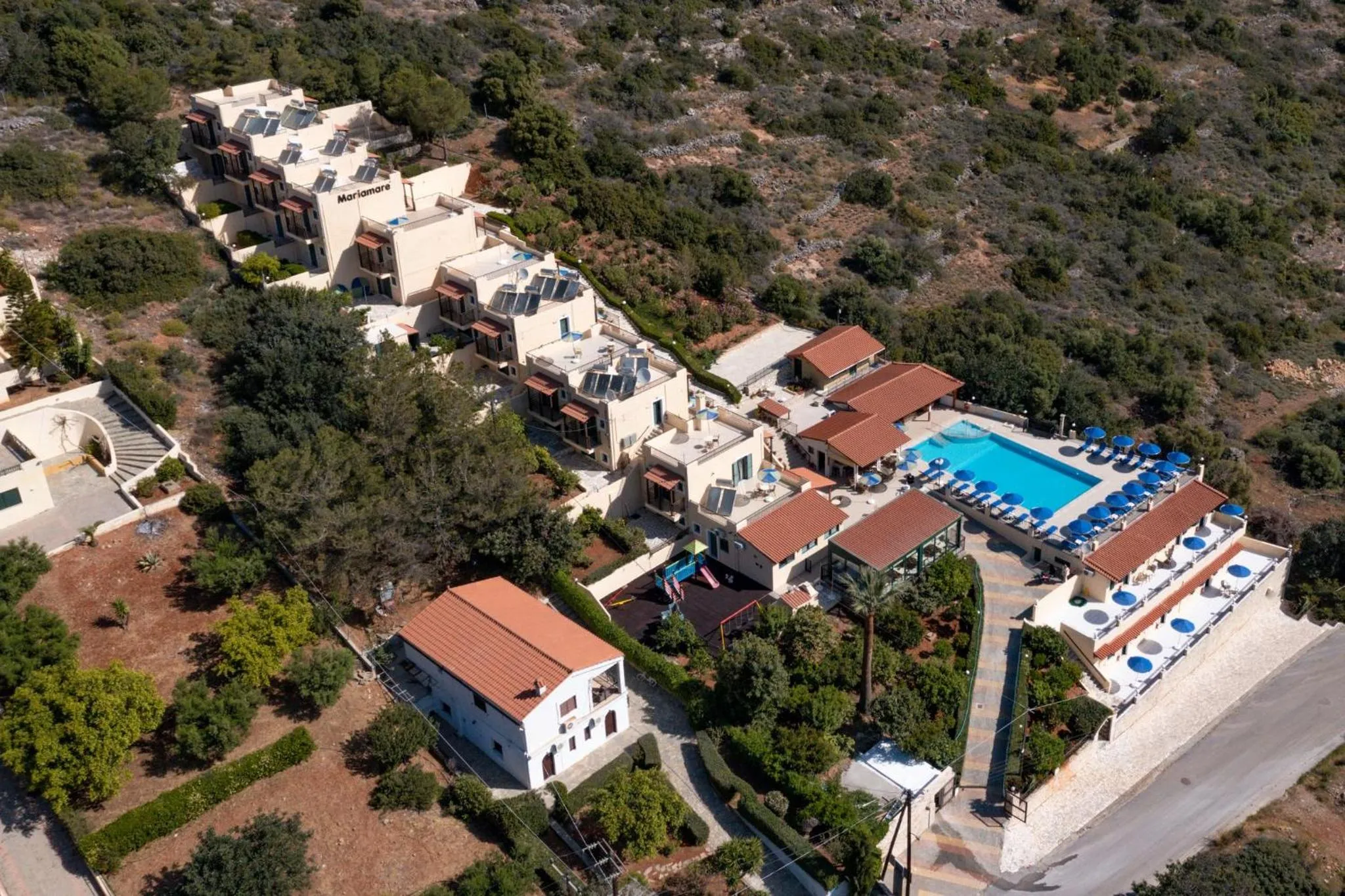 Bird's eye view in Mariamare apts