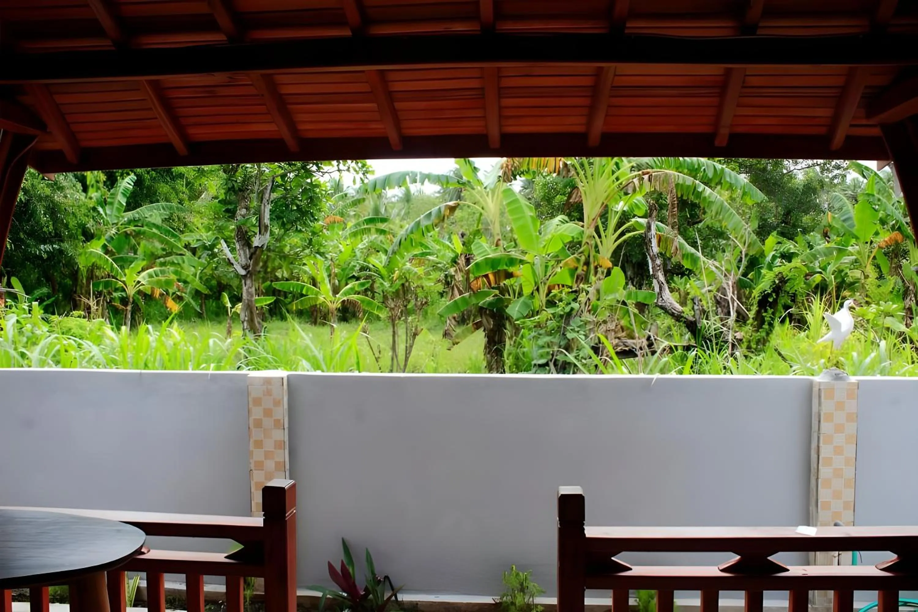 Garden view in Sekar Kuning Villa