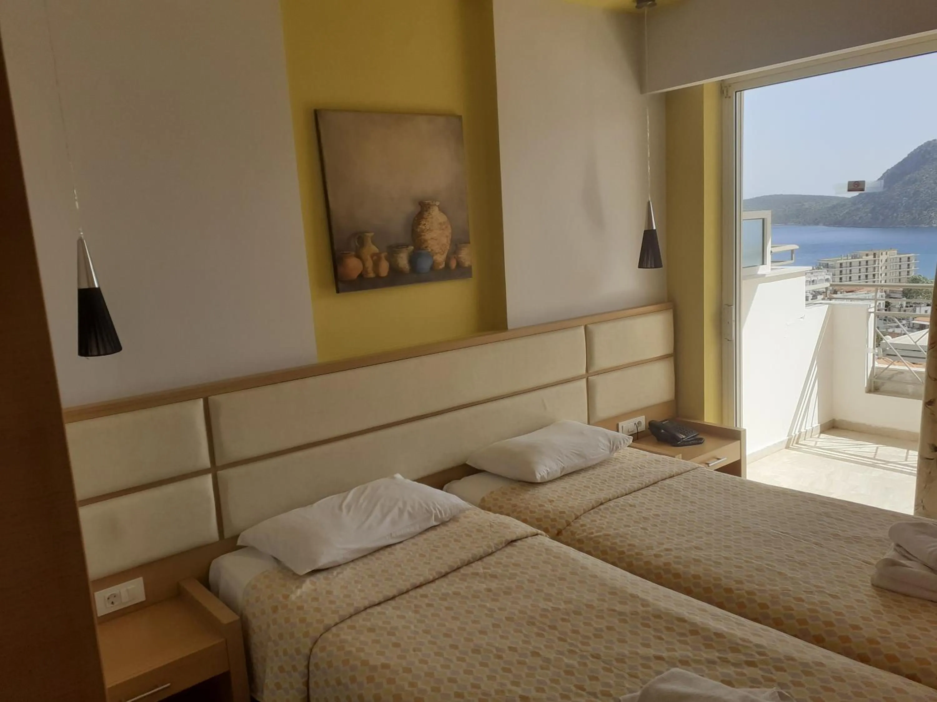 Bed in Hotel Apartments Panorama