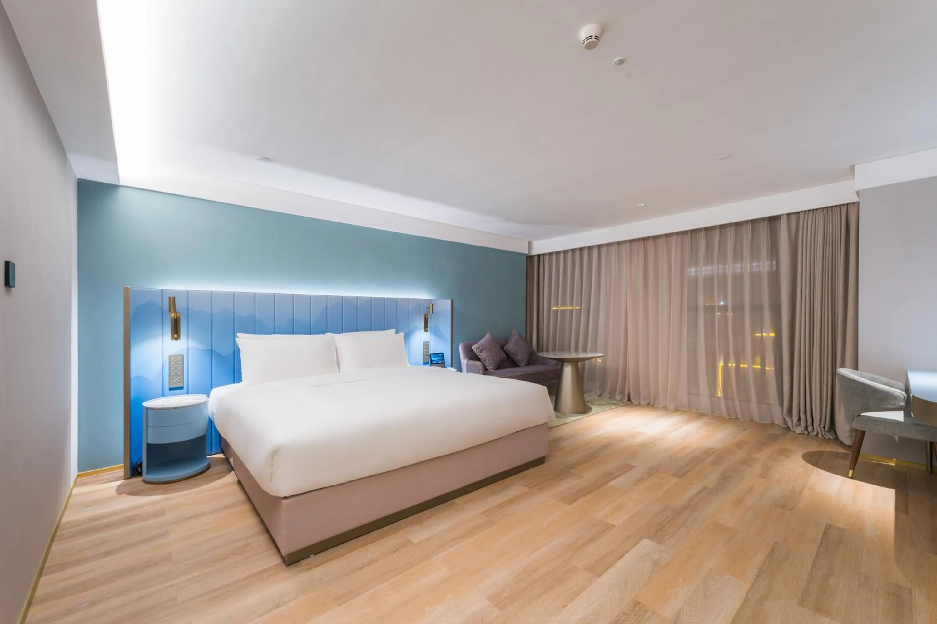 Bed in Manxin Hotel Guangzhou Baiyun Airport Branch