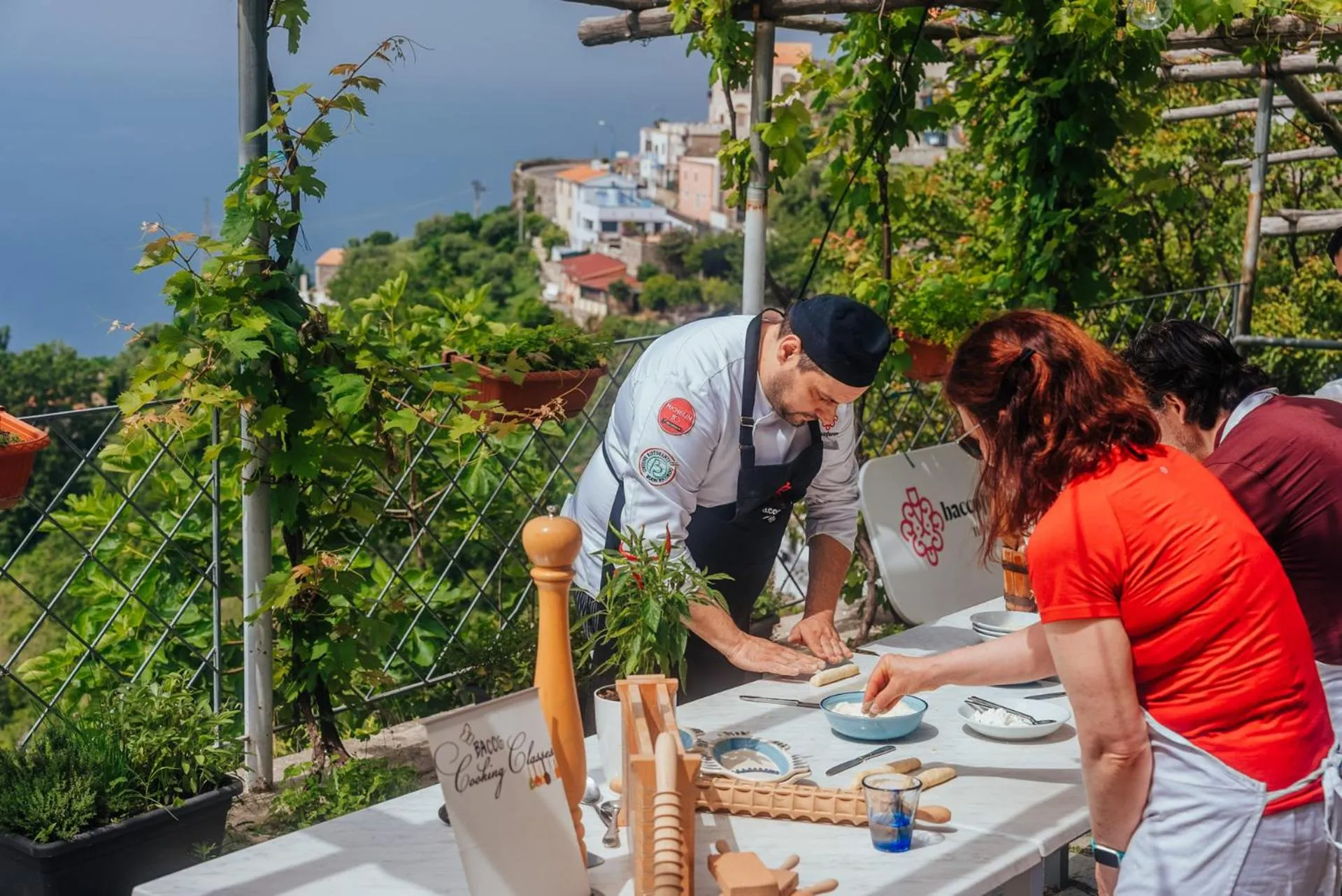 People in Albergo Dipinto BaccoFurore
