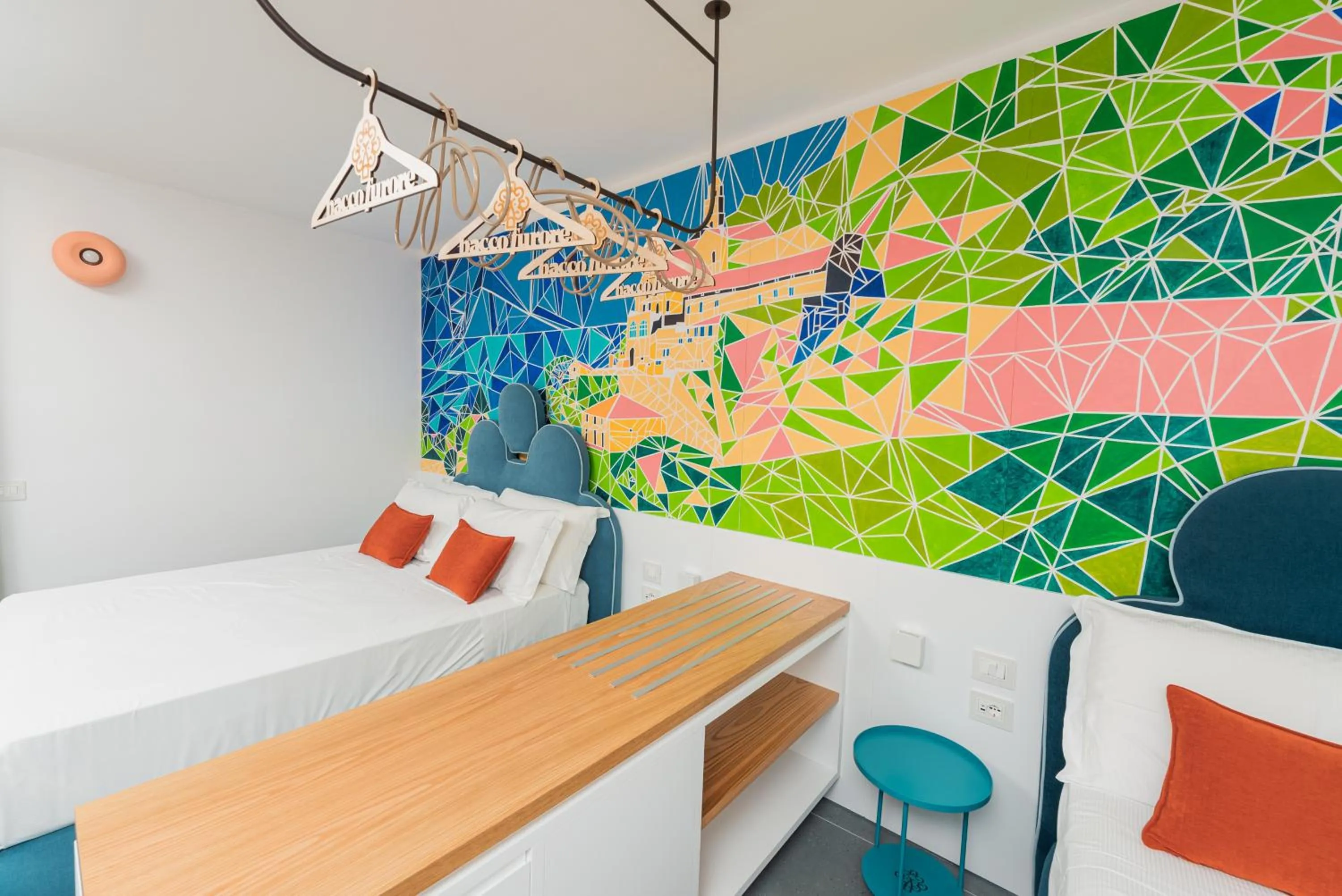 Decorative detail in Albergo Dipinto BaccoFurore