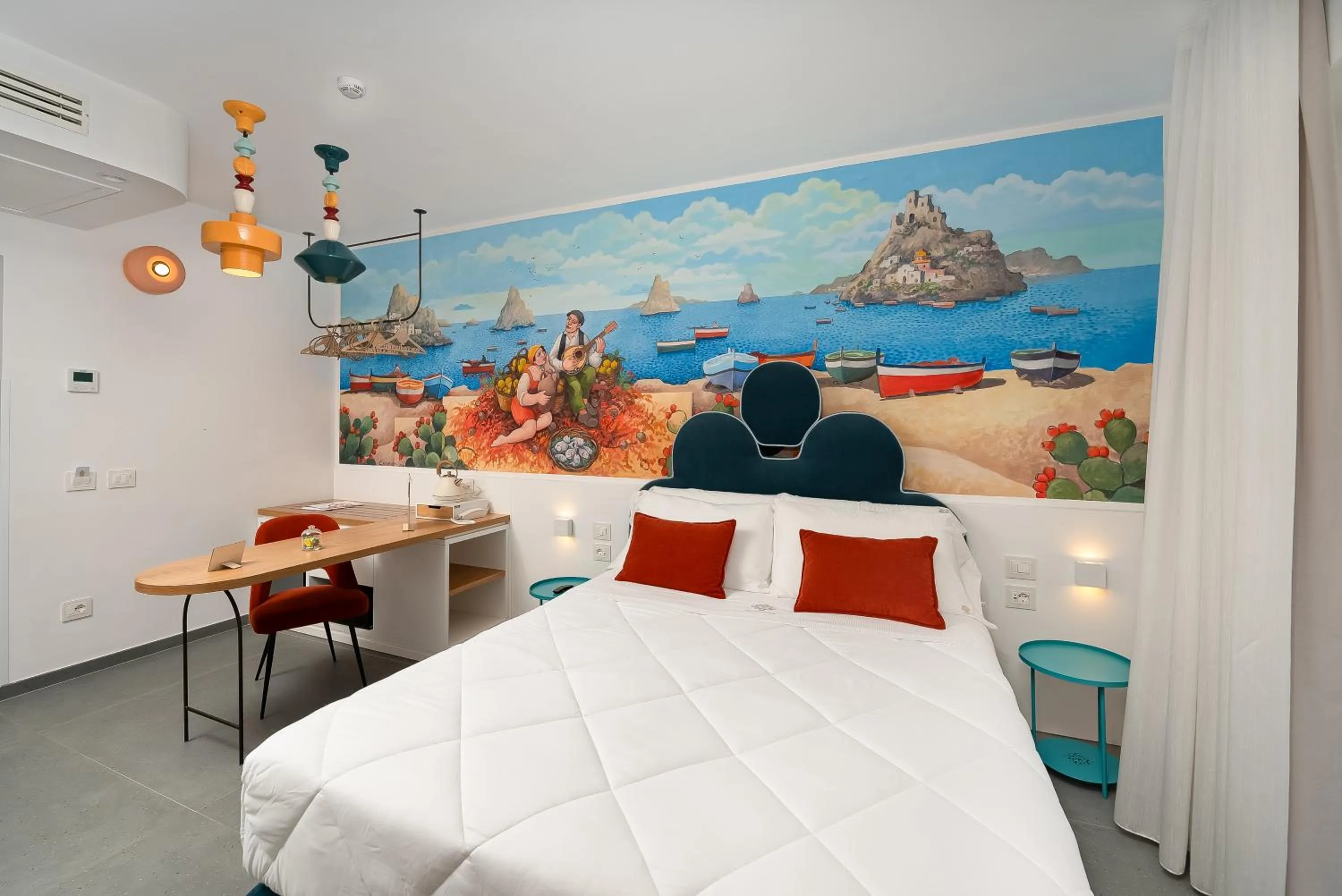 Bed in Albergo Dipinto BaccoFurore