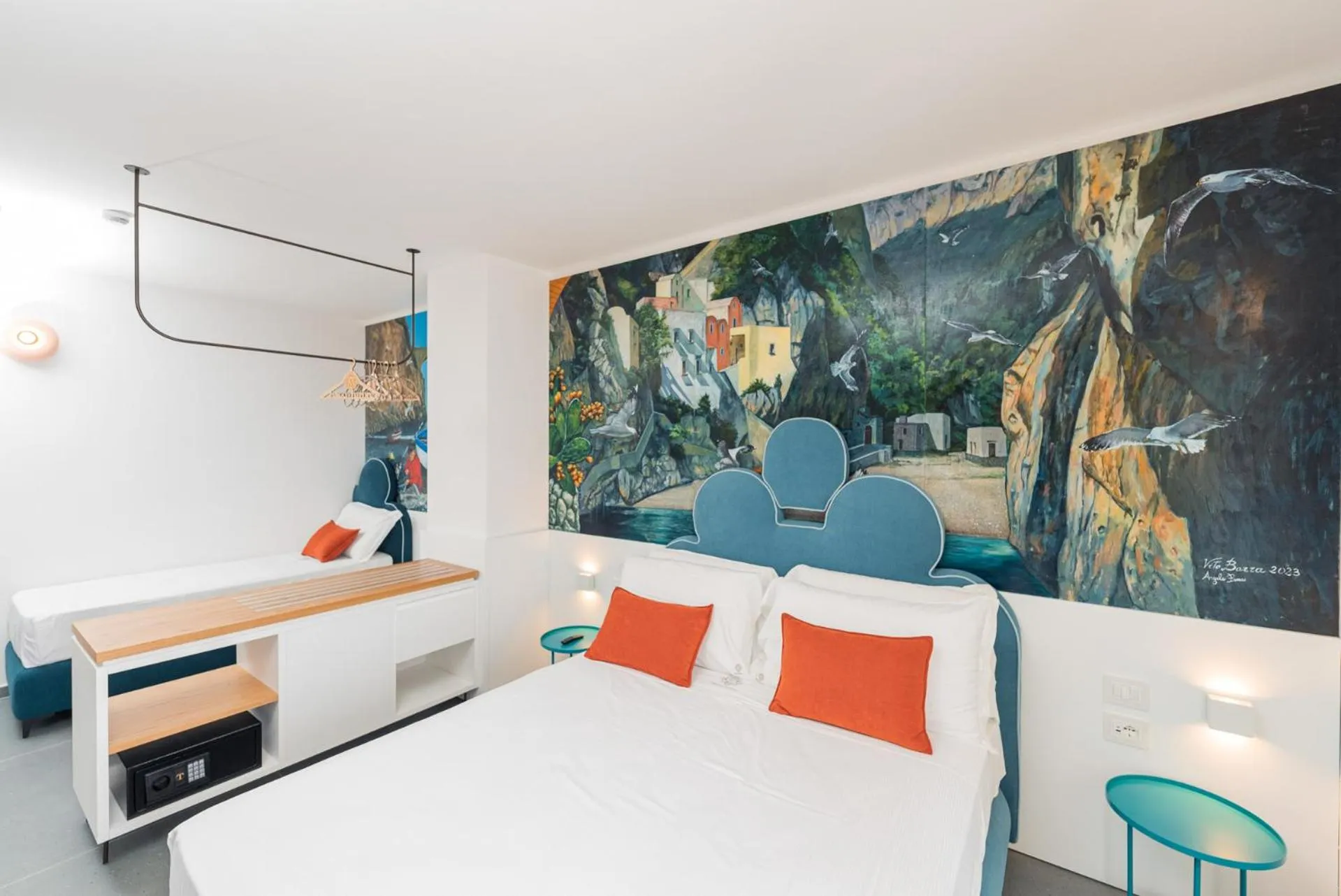 Bed in Albergo Dipinto BaccoFurore