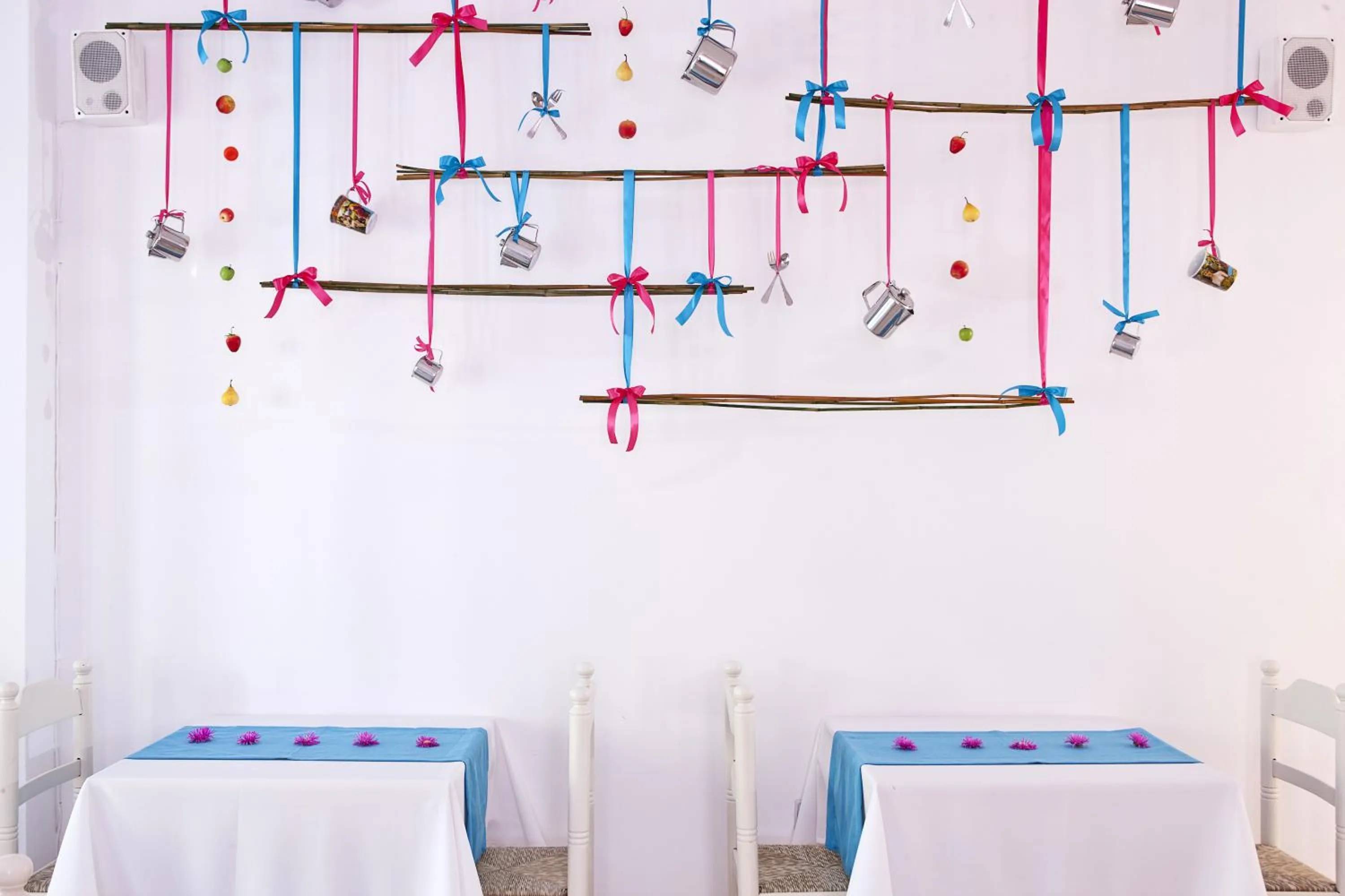 Decorative detail in Acqua Vatos Santorini Hotel