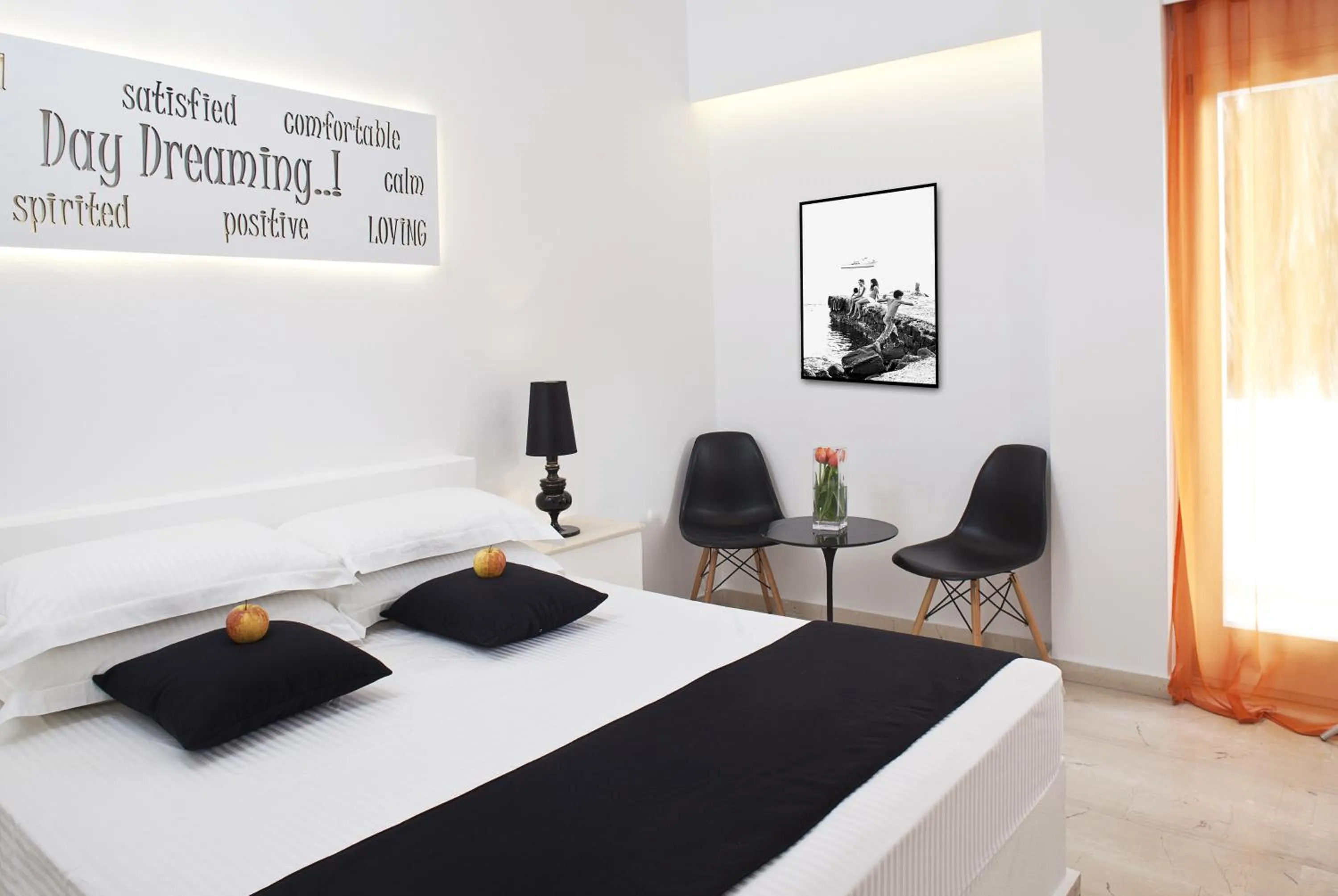 Bedroom, Bed in Acqua Vatos Santorini Hotel