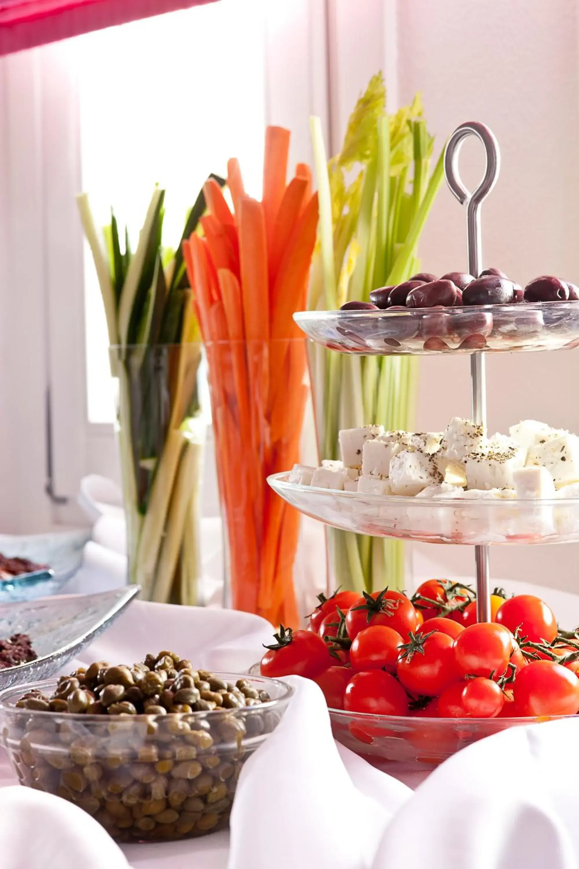 Buffet breakfast in Acqua Vatos Santorini Hotel Buffet breakfast in Acqua Vatos Santorini Hotel