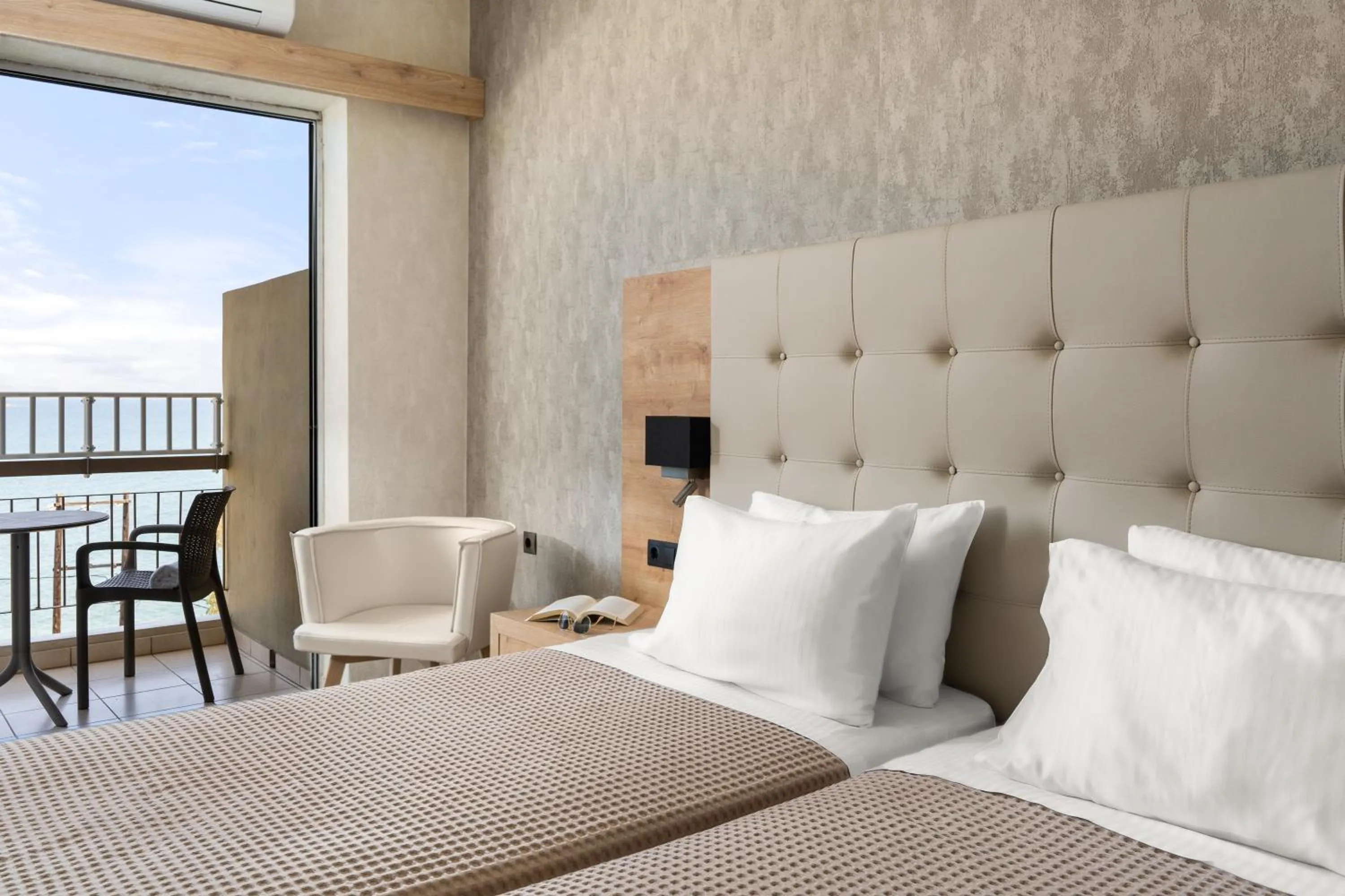 Bed in Stefania Hotel