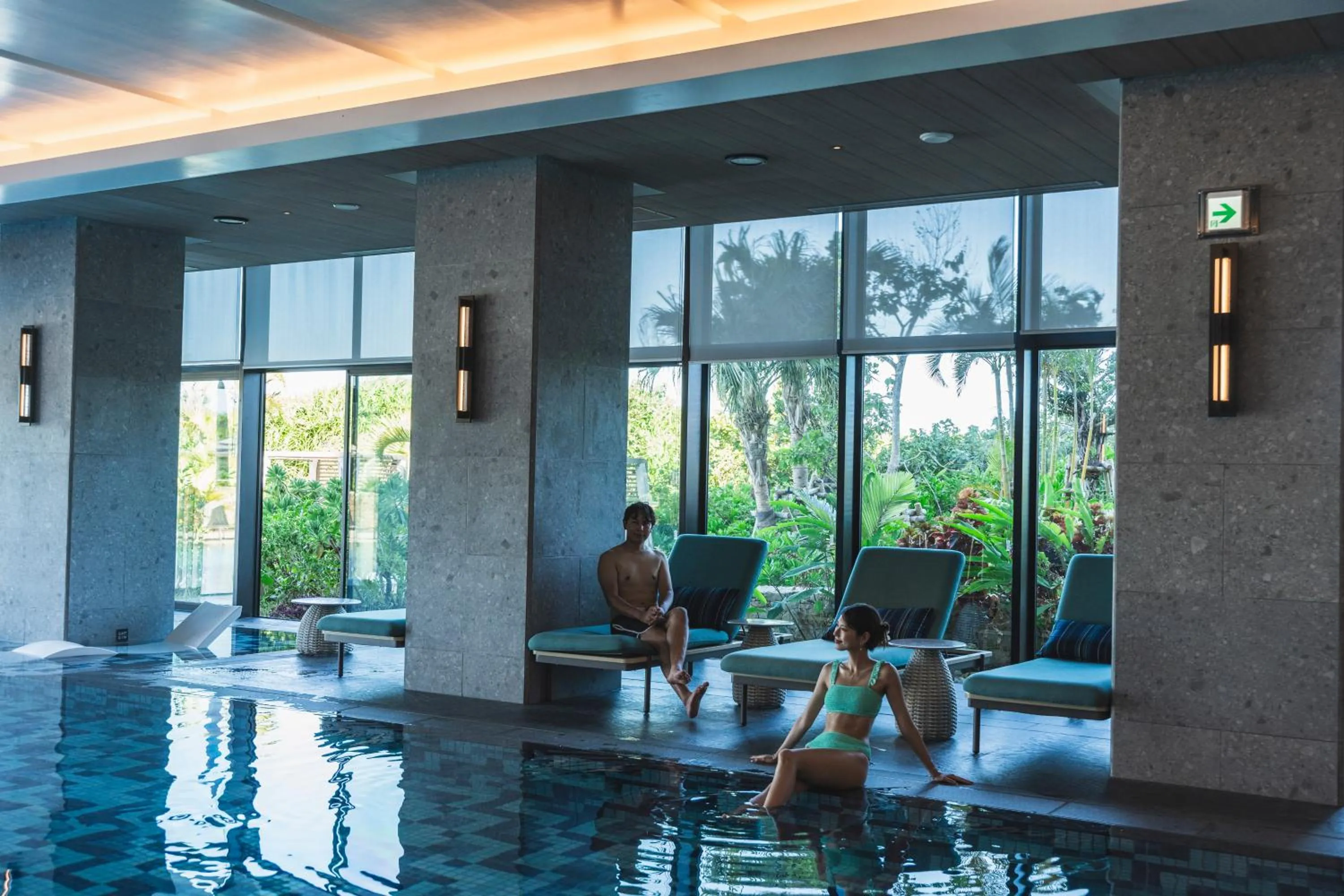 Swimming pool in Hilton Okinawa Miyako Island Resort