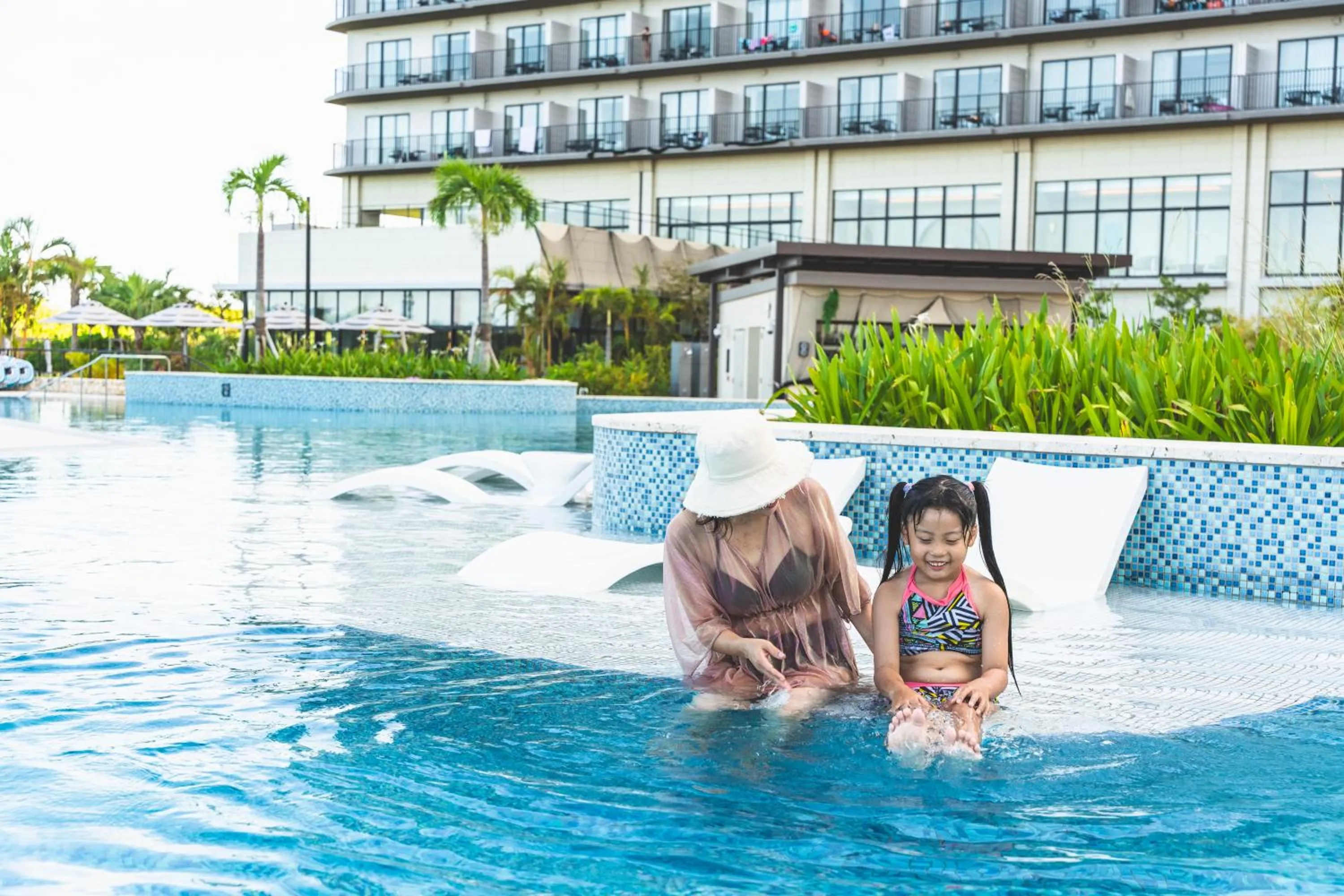Swimming pool in Hilton Okinawa Miyako Island Resort