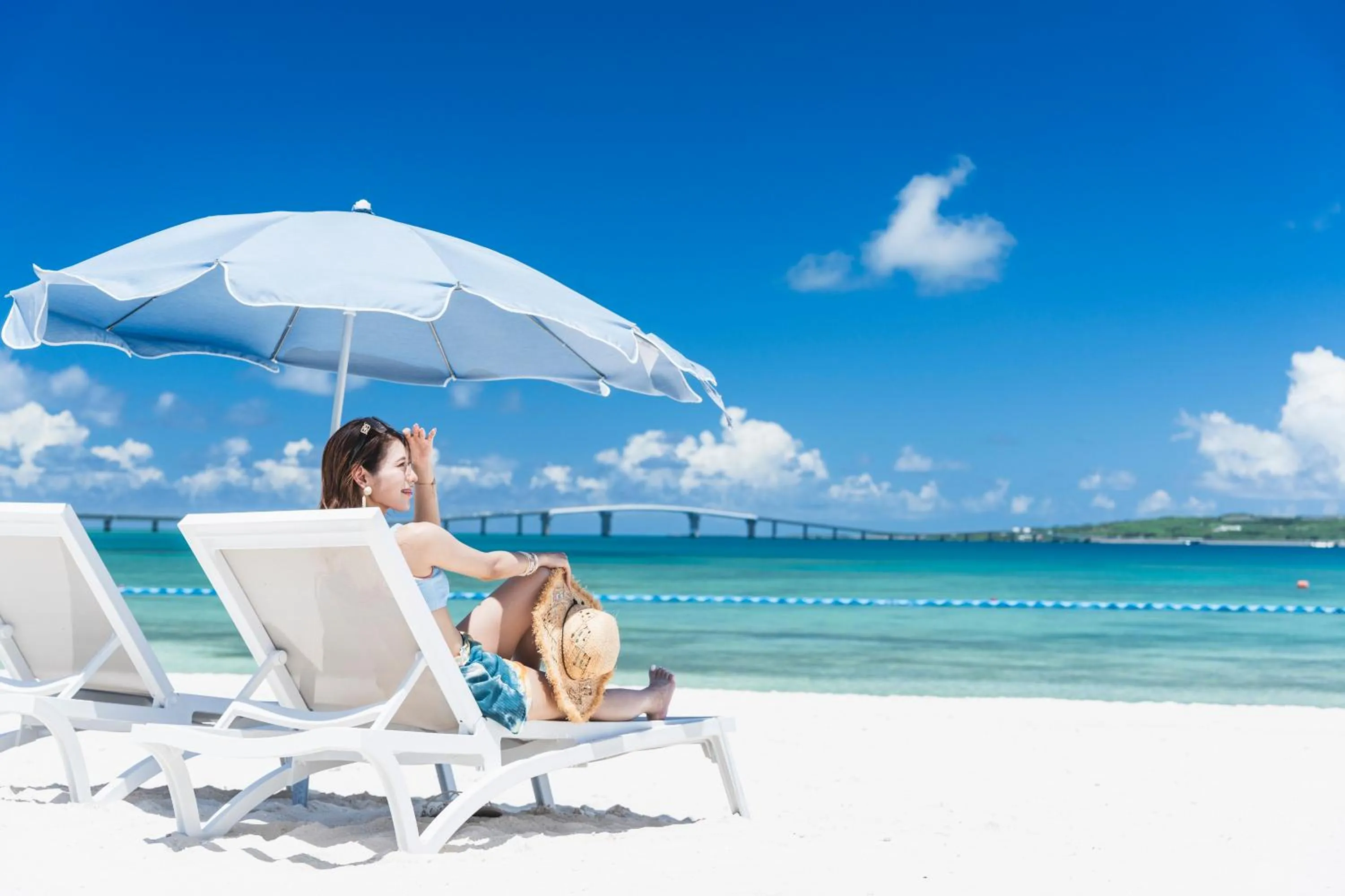 Beach in Hilton Okinawa Miyako Island Resort