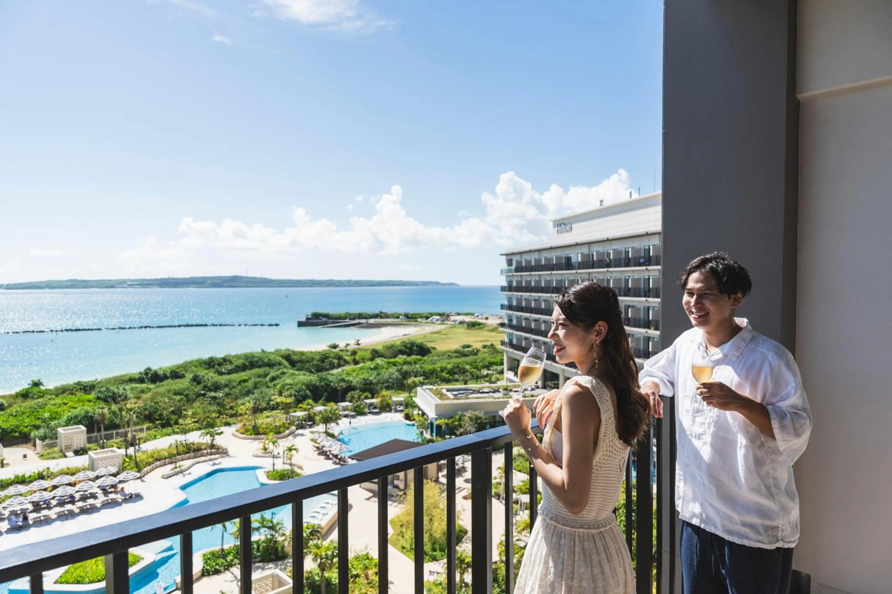 People in Hilton Okinawa Miyako Island Resort