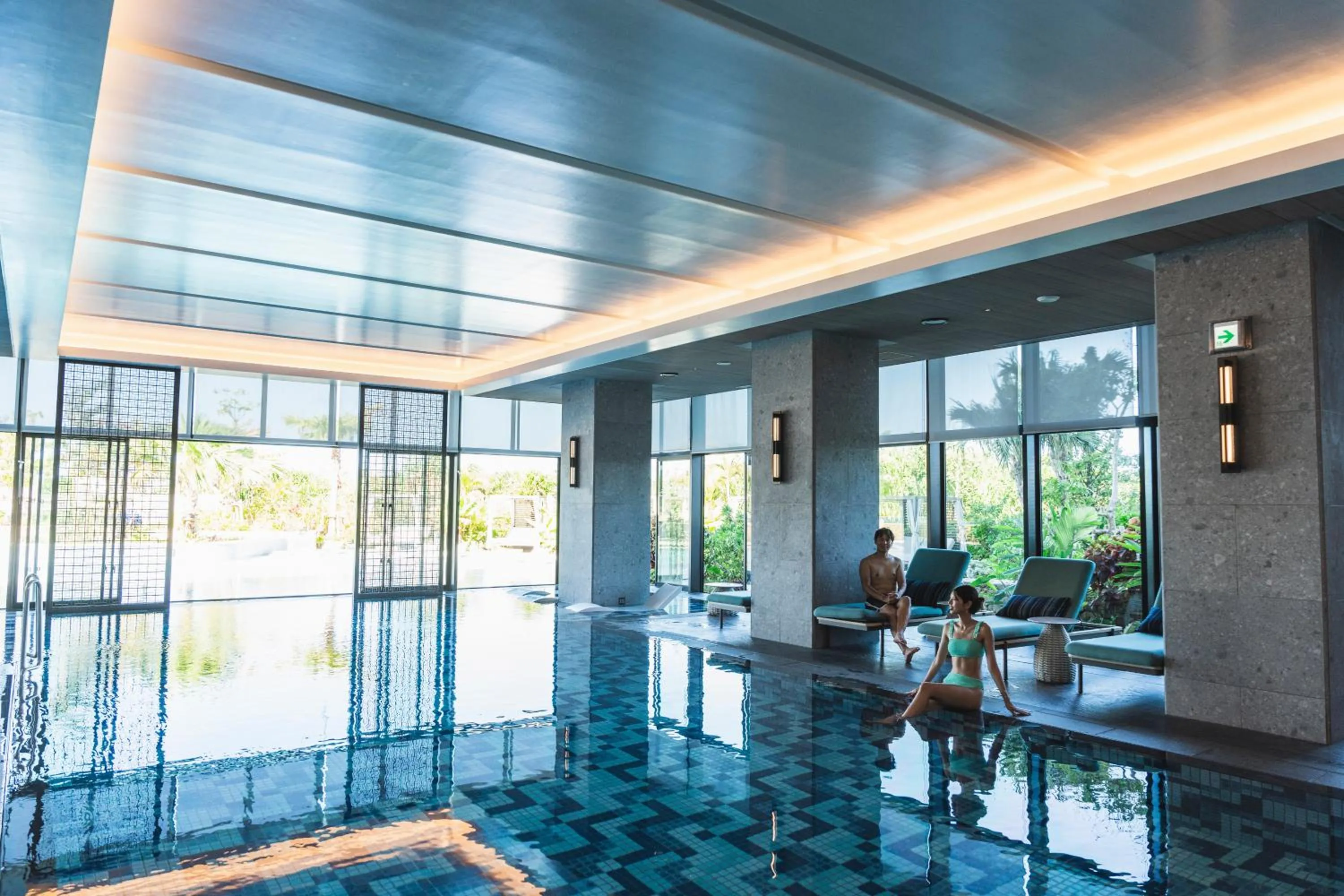 Swimming pool in Hilton Okinawa Miyako Island Resort