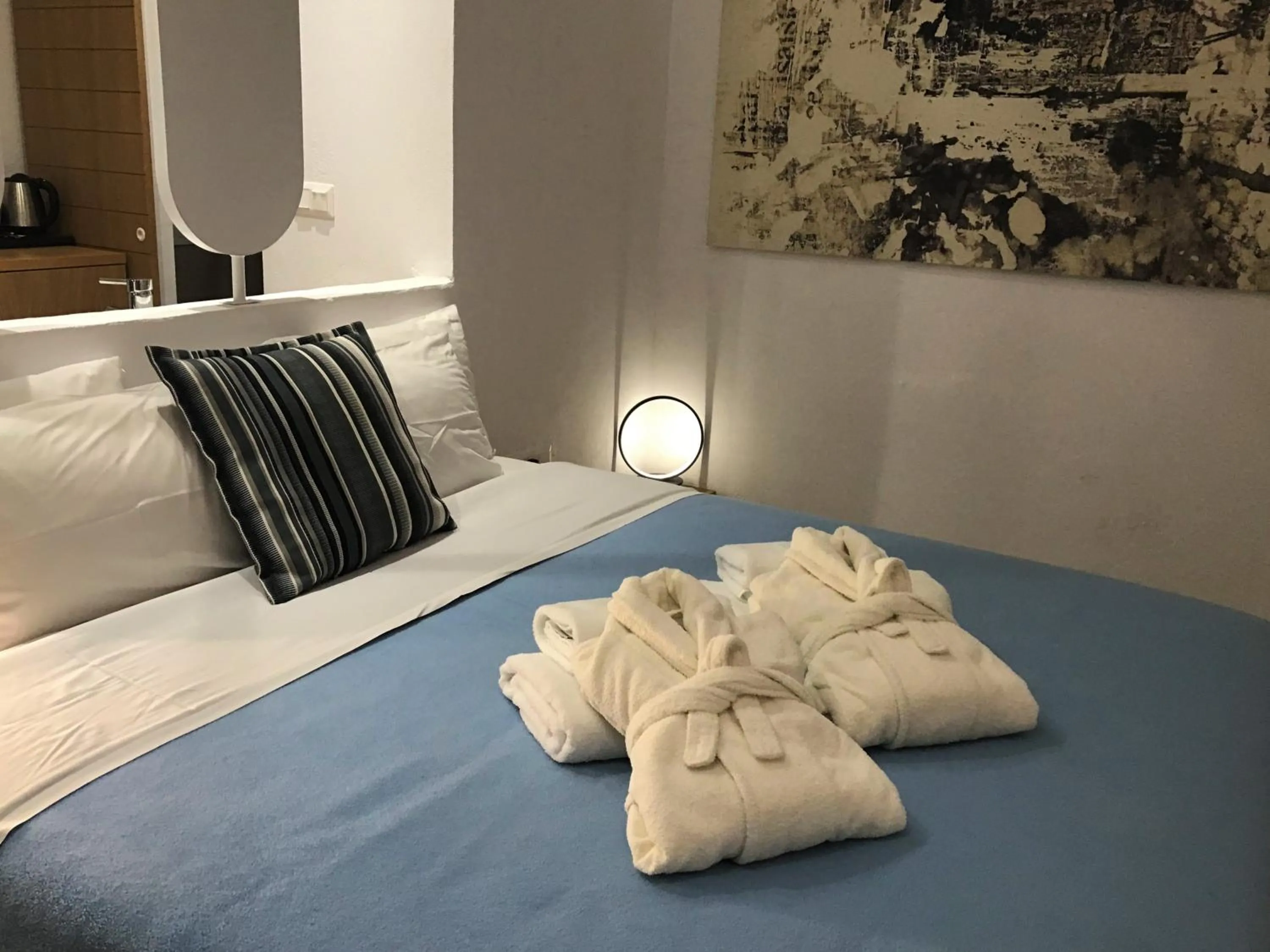 Bedroom, Bed in Muses Cycladic Suites