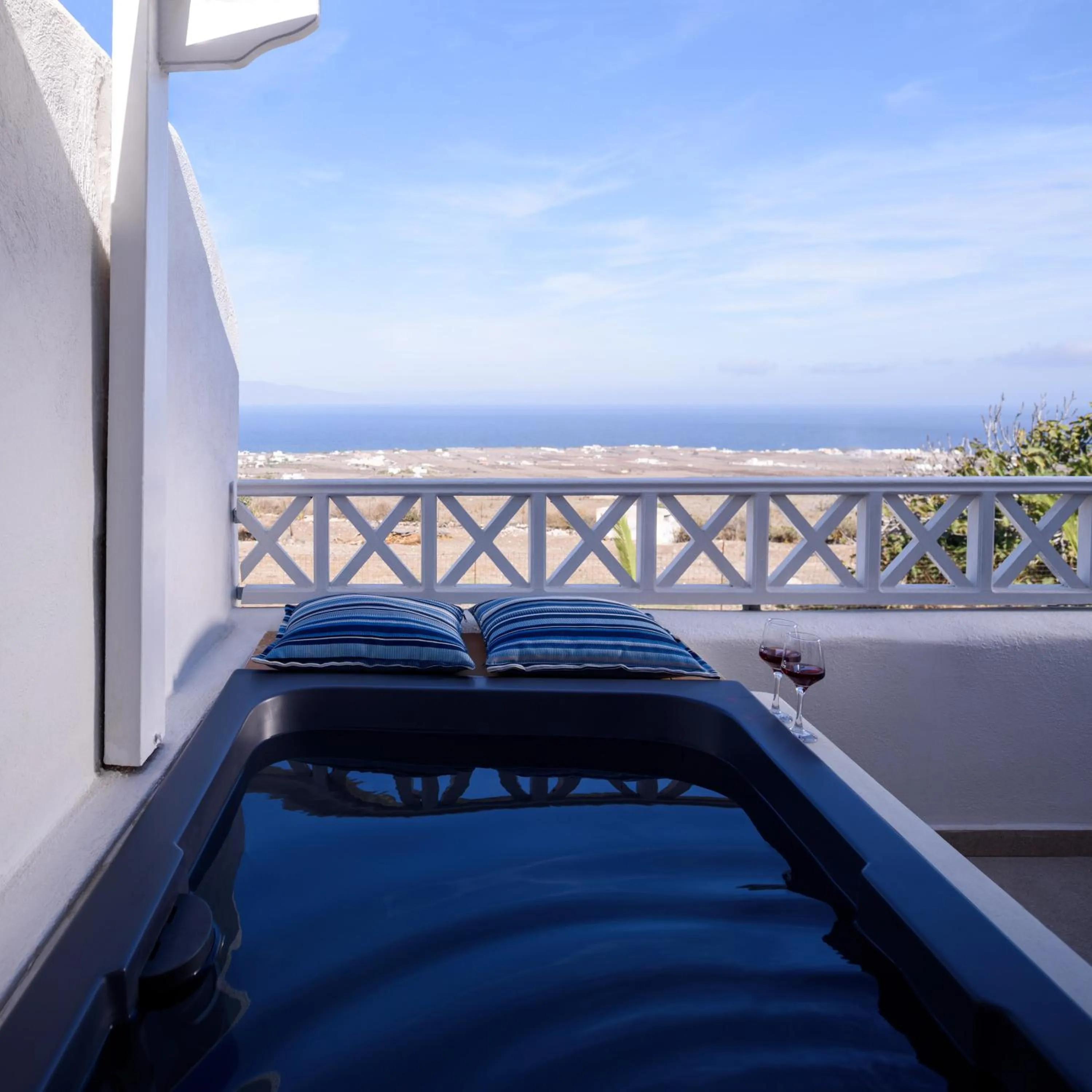 Balcony/Terrace in Muses Cycladic Suites