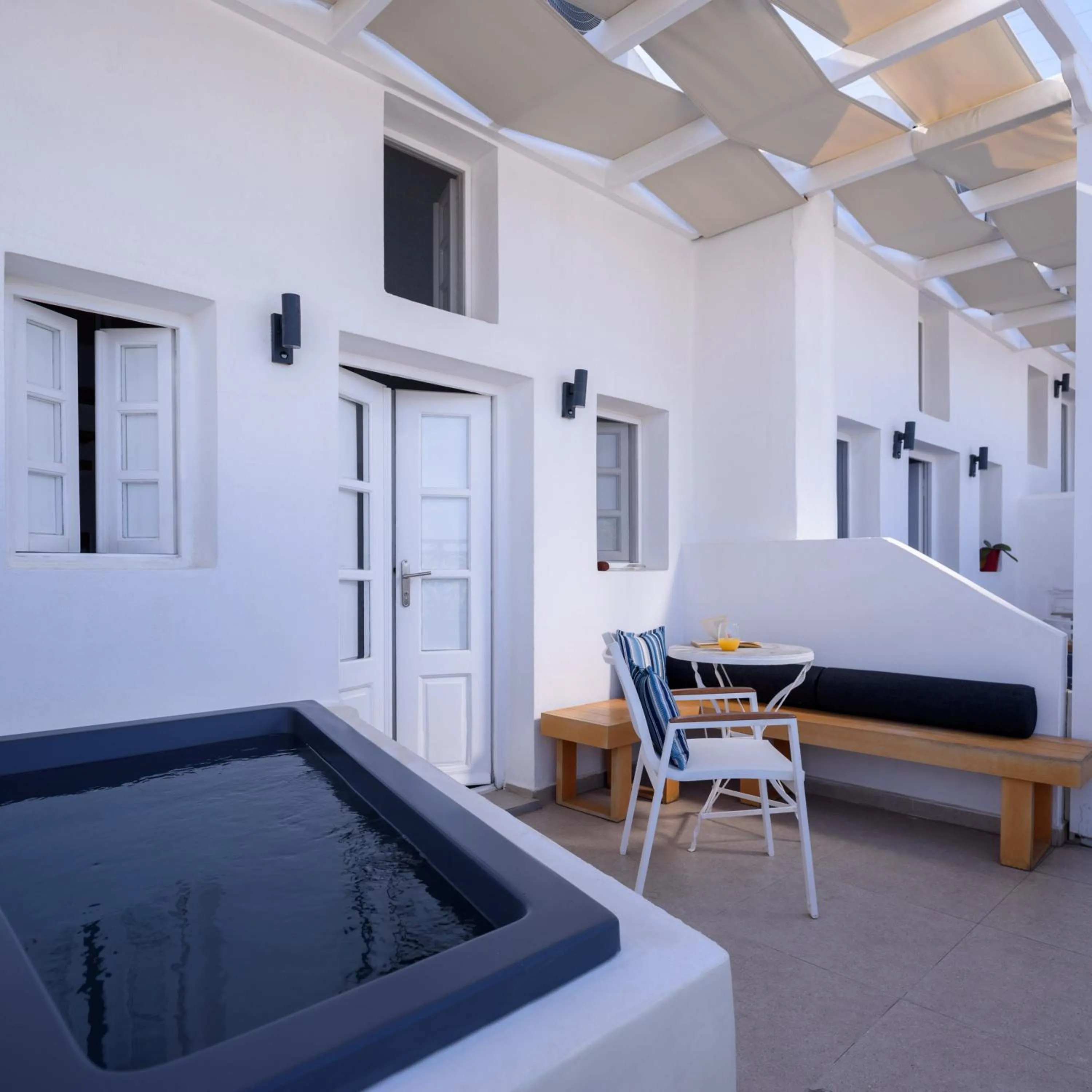 Patio in Muses Cycladic Suites