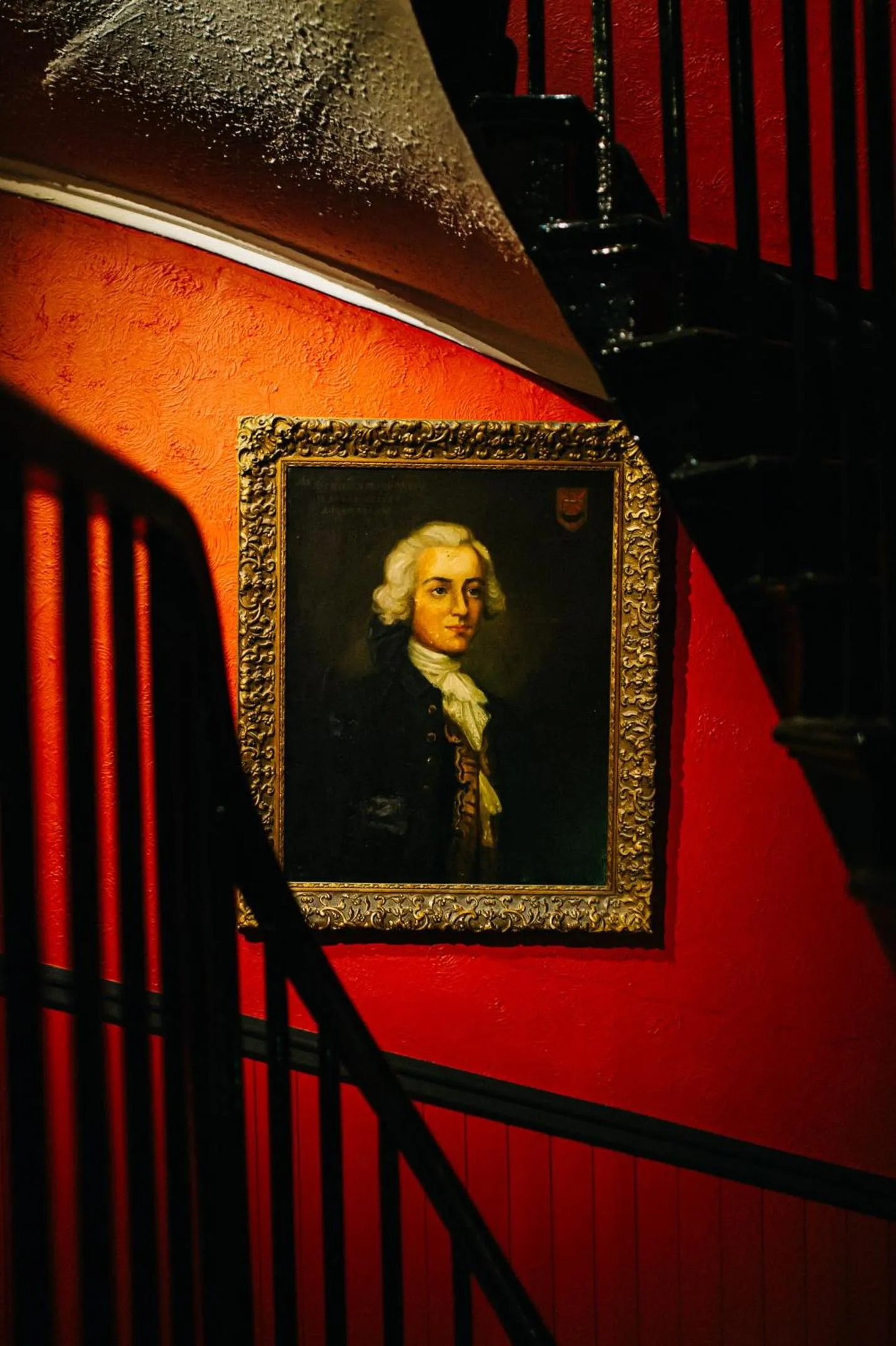 Decorative detail in The George Hotel