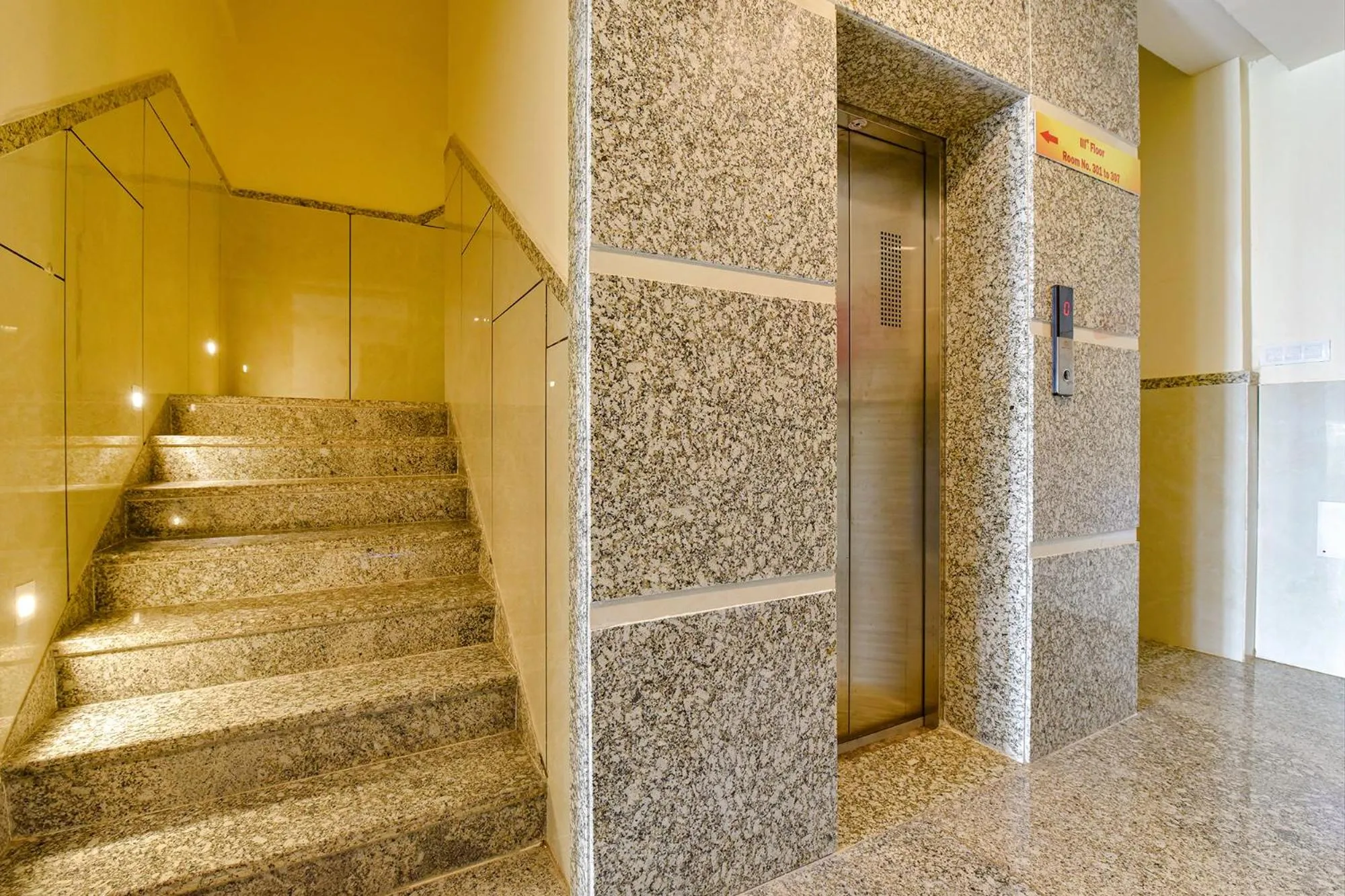 elevator in FabHotel Diamond I