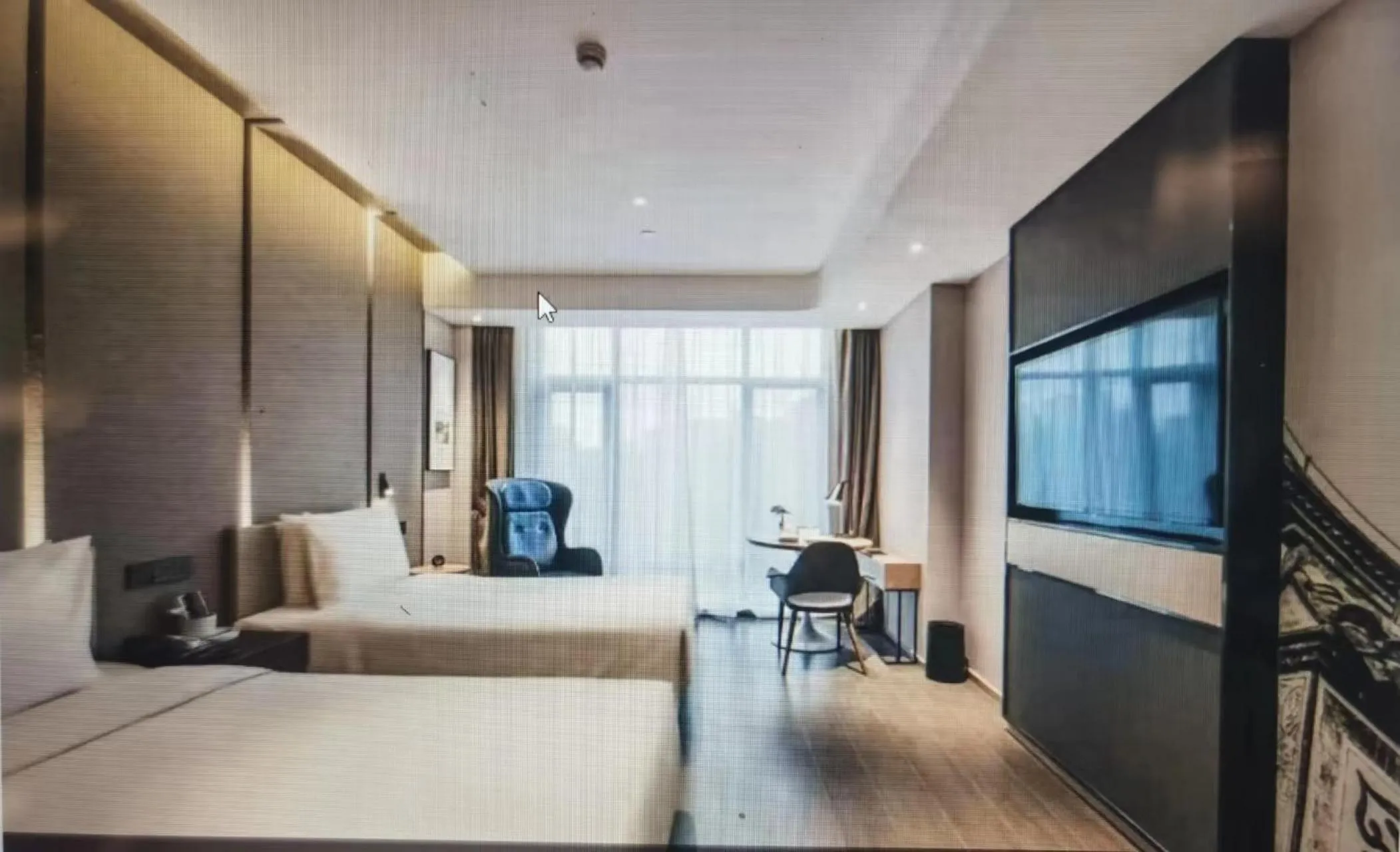 Photo of the whole room, Bed in Atour Hotel Jiading Jiangqiao Jiayi Road Subway Station