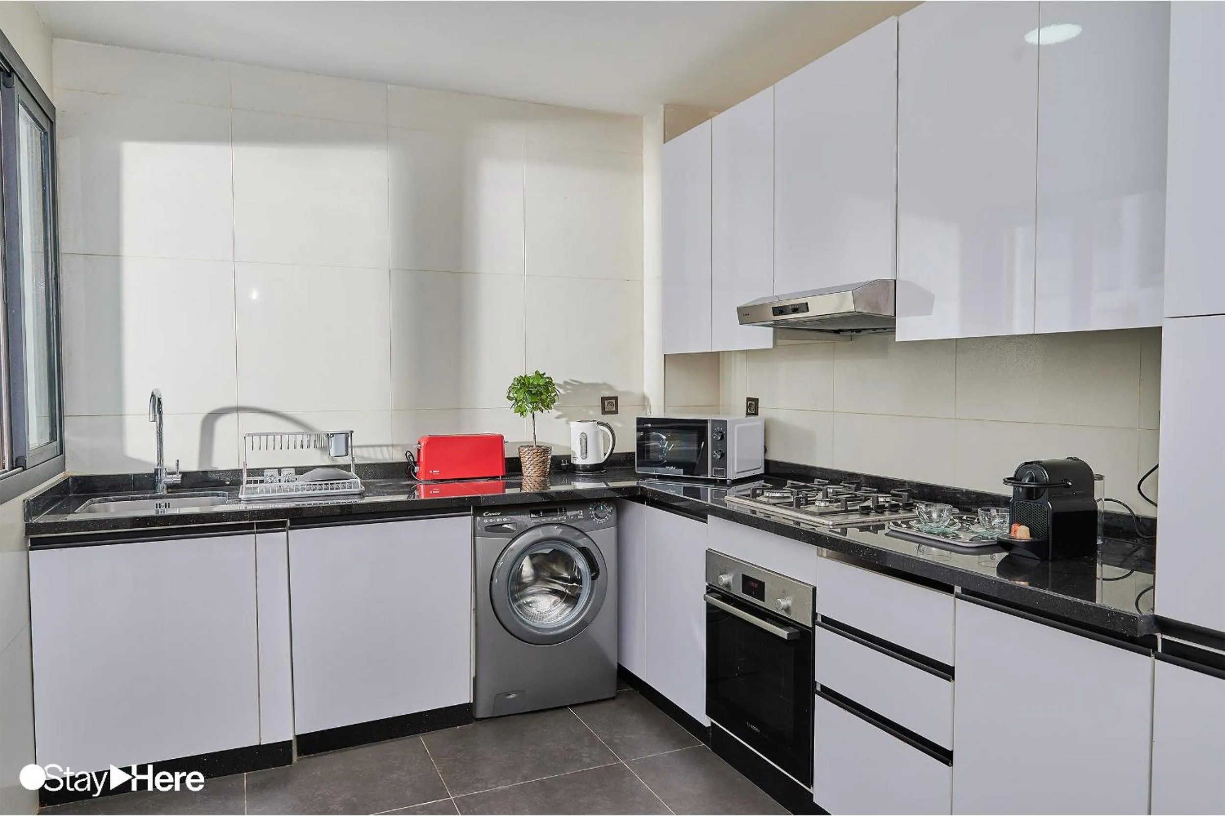 washing machine in Stayhere Rabat - Hay Riad - Sophisticated Residence