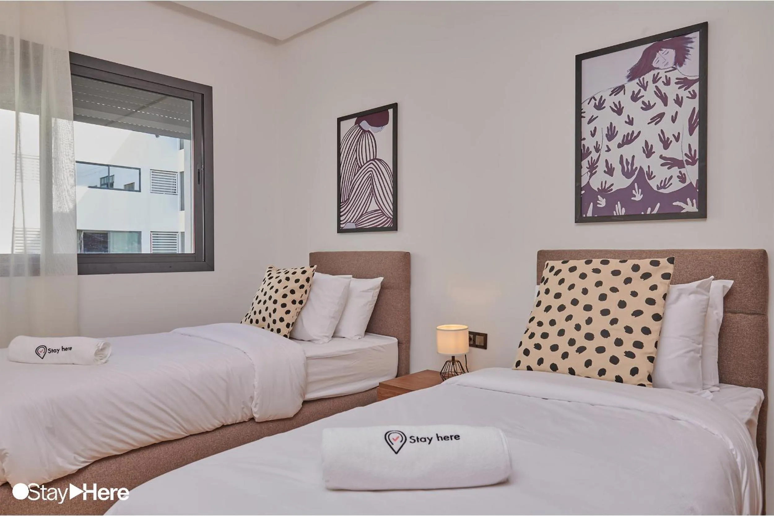 Bedroom, Bed in Stayhere Rabat - Hay Riad - Sophisticated Residence